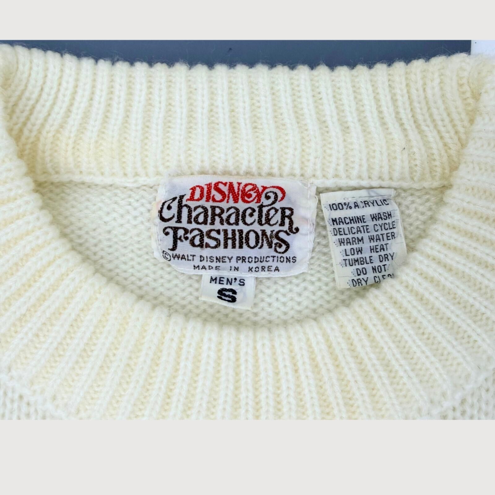 Disney Vintage Mickey Mouse Sweater Disney Graphic Knit S Size ONE SIZE - 4 Thumbnail