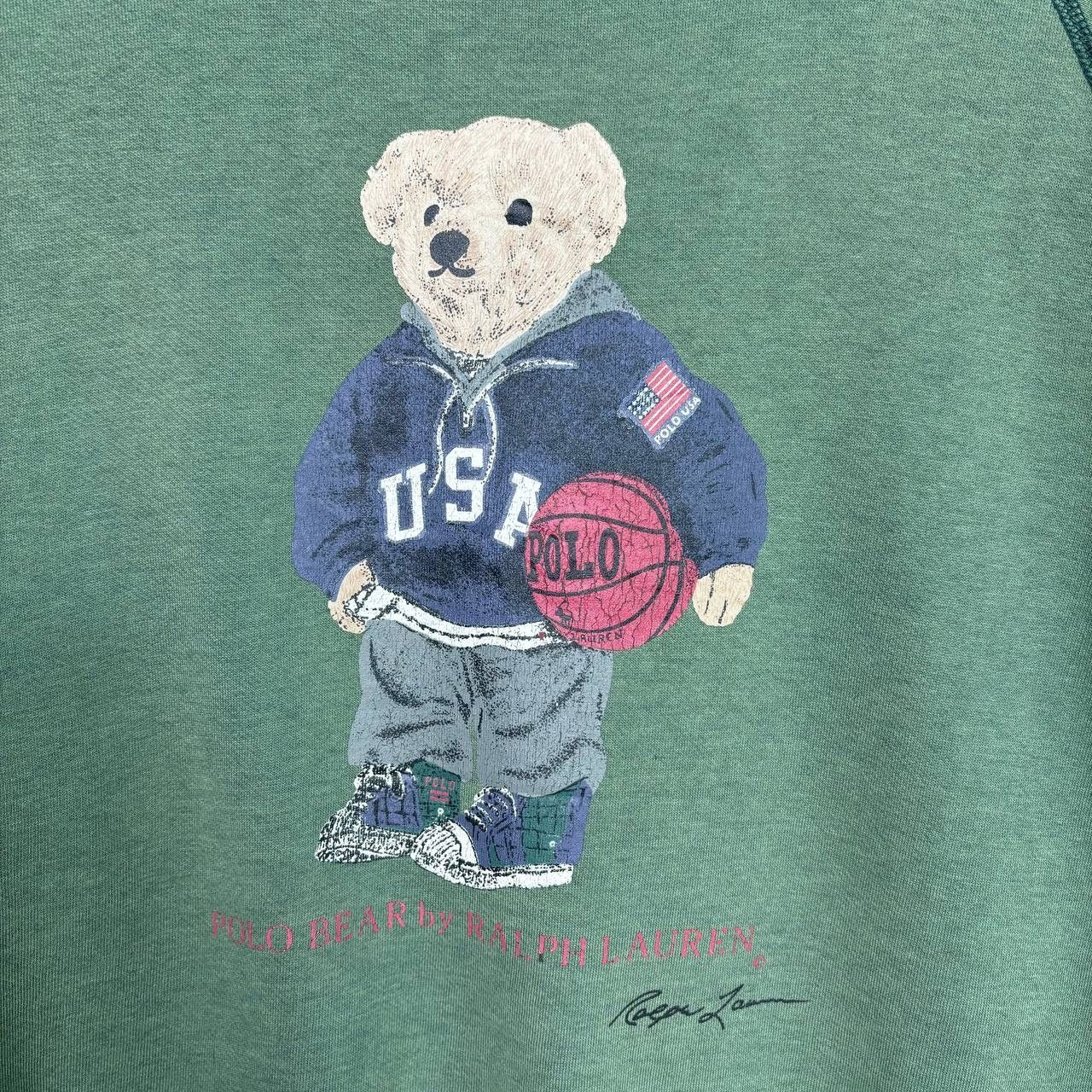 Polo Ralph Lauren Vintage Polo Bear Ralph Lauren Sun Faded Sweatshirt ERD Wcc Size US M / EU 48-50 / 2 - 4 Thumbnail