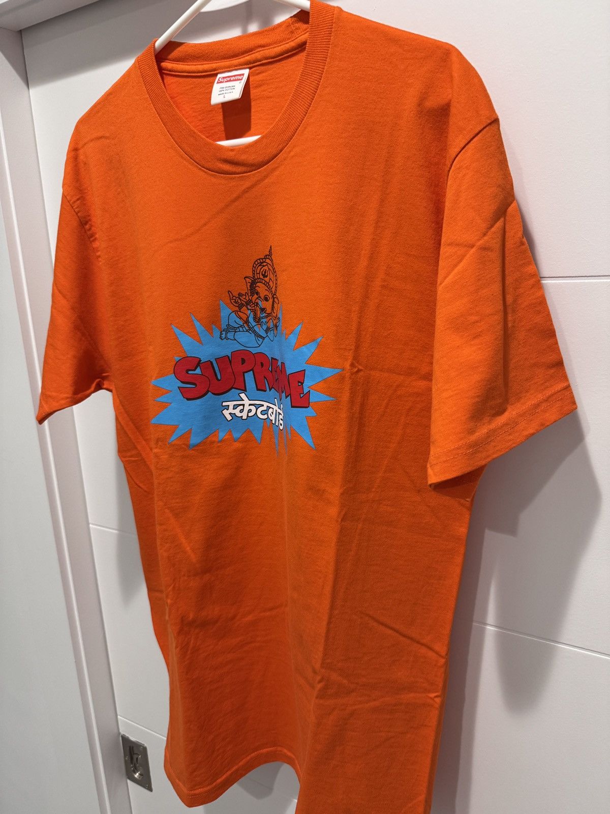 Supreme Supreme Ganesha Orange Tee SS18 Size L Large Size US L / EU 52-54 / 3 - 3 Thumbnail