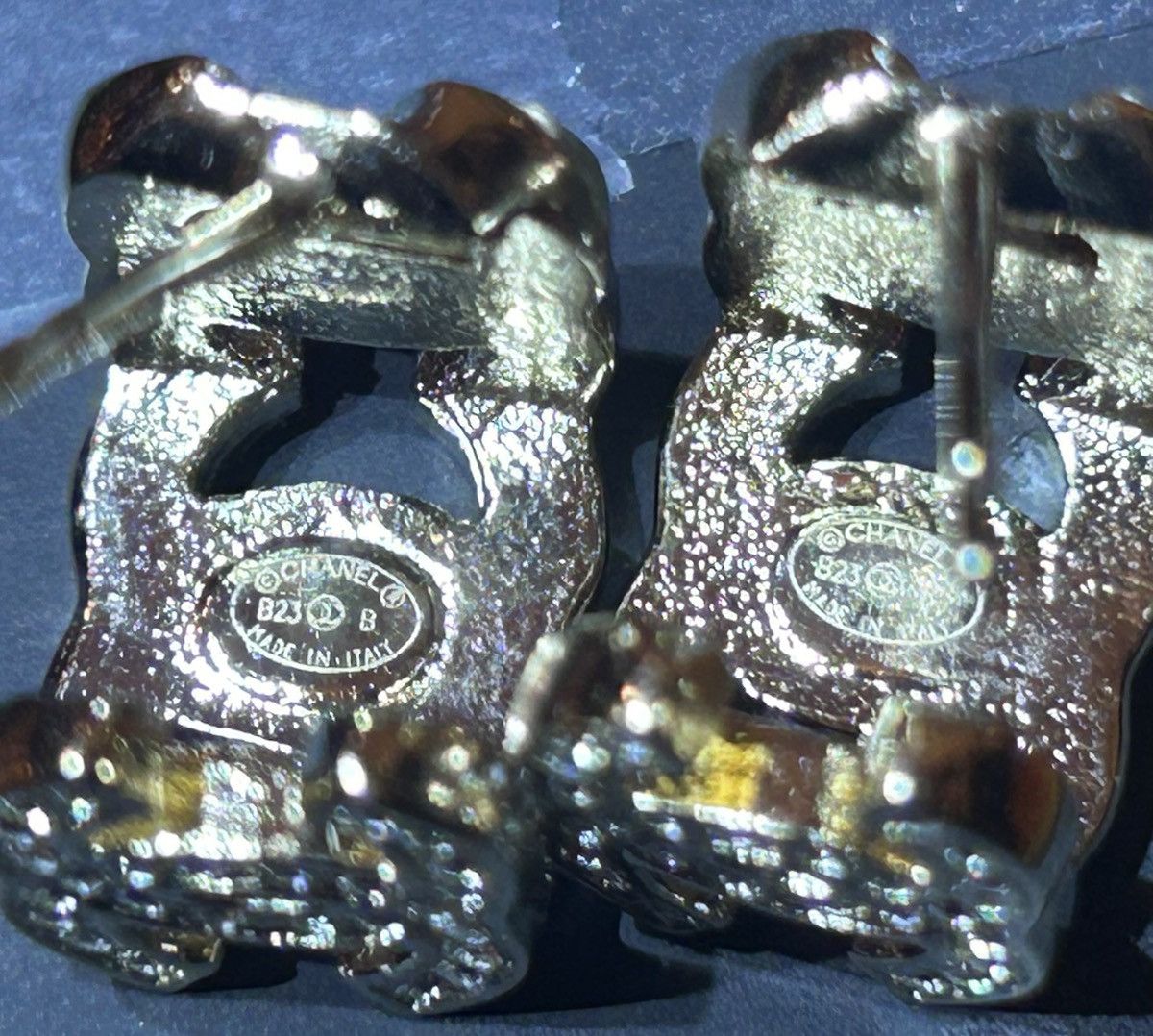 Chanel Chanel Triple Crystal CC Cube Earrings B23B Size ONE SIZE - 10 Thumbnail