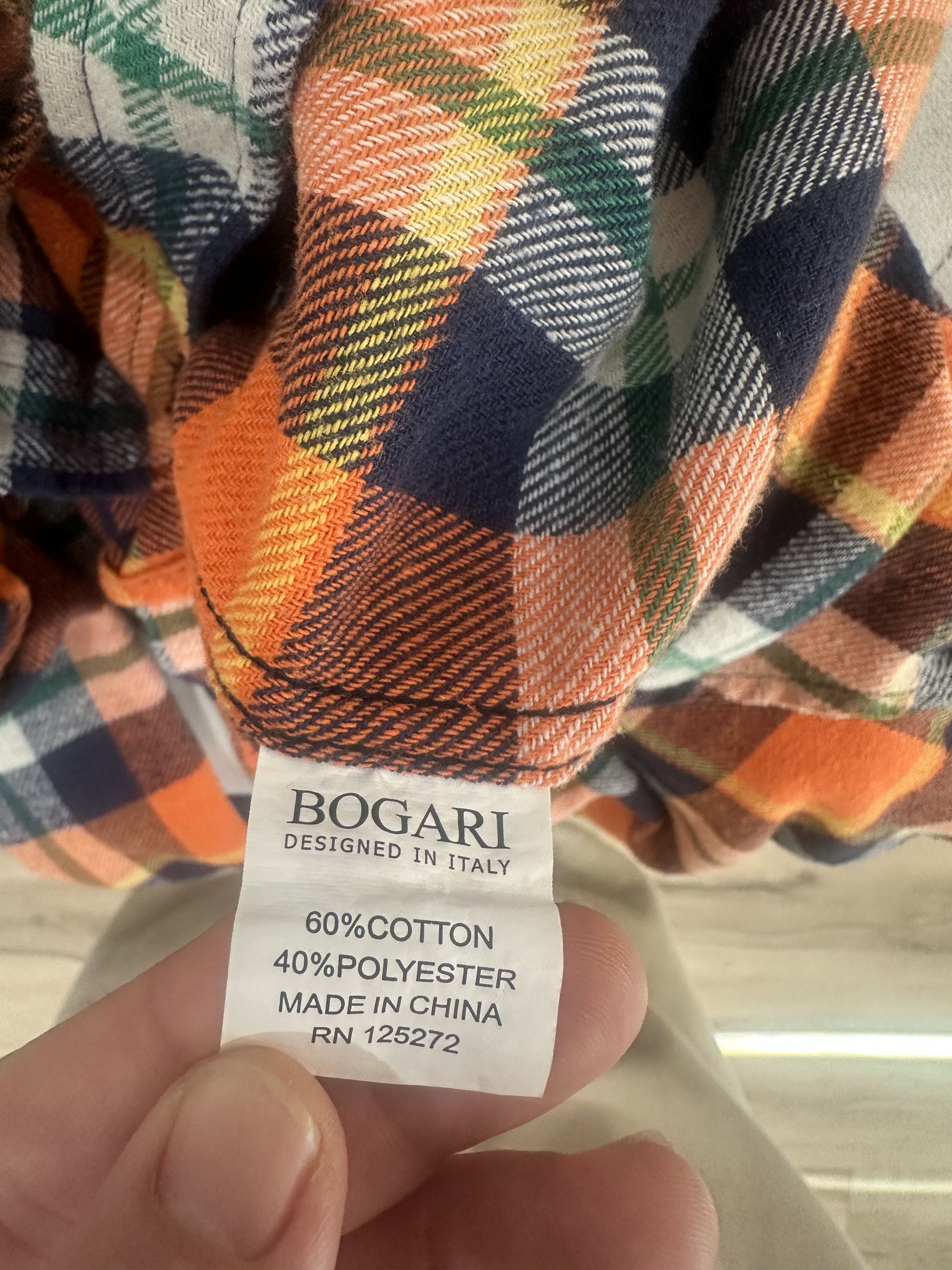 Vintage Tailor Vintage Orange Flannel Size L Classic Fall Essential Size US L / EU 52-54 / 3 - 4 Thumbnail