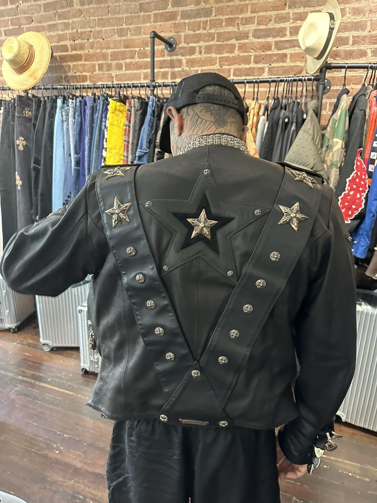 Chrome Hearts CHROME HEARTS COUTURE 1:1 MJ COMMANDER STAR JACKET Size US XL / EU 56 / 4 - 13 Thumbnail
