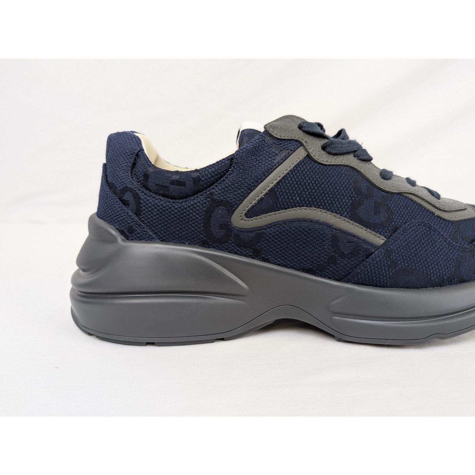 Gucci o1rshd1 GG Canvas Microsoft Sneakers in Grey Size US 10.5 / EU 43-44 - 4 Thumbnail