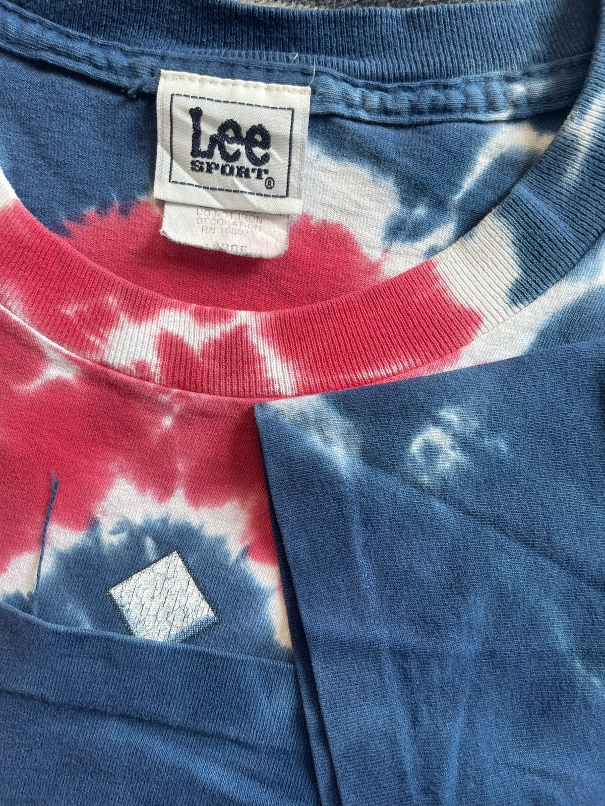 MLB Vintage 90s Lee Sport Boston Red Sox Tie-Dye T-Shirt Size L Size US L / EU 52-54 / 3 - 5 Thumbnail