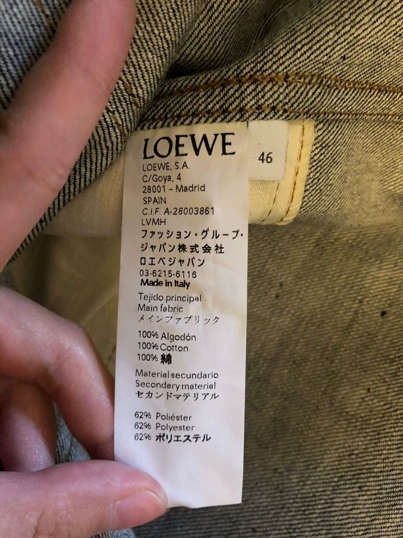 Loewe LOEWE Cowboy denim floral jacket Size US S / EU 44-46 / 1 - 7 Thumbnail