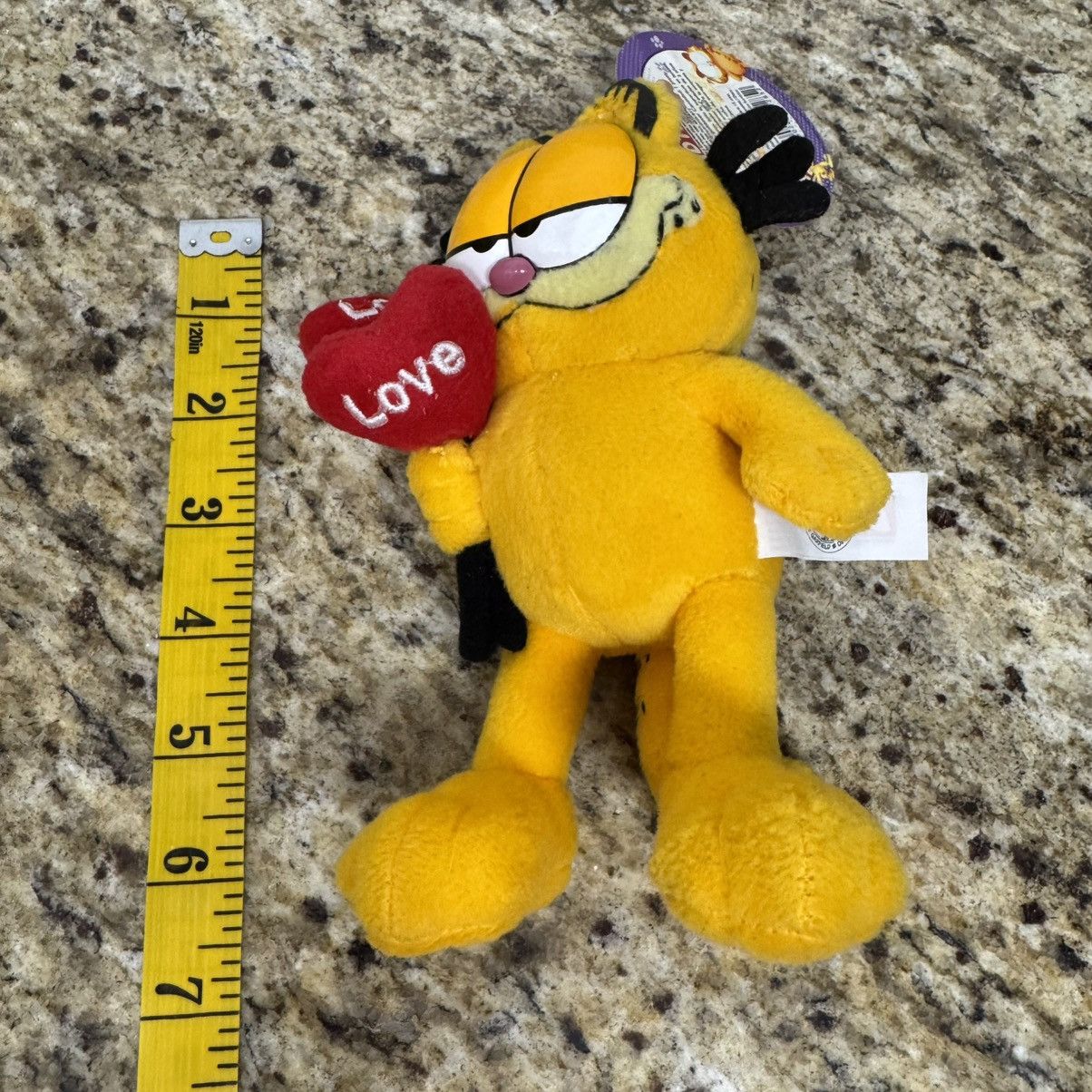 Vintage Vintage Garfield Love Heart Balloons 7" Valentines Day Plush Size ONE SIZE - 6 Thumbnail