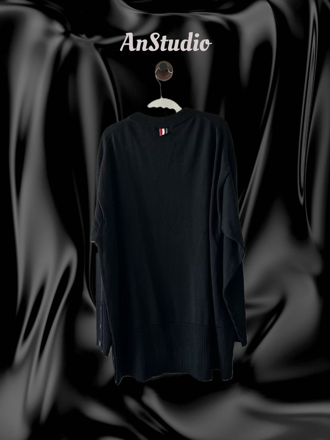 Thom Browne Thom Browne 4-Bar Fine Knit Wool Jumper Size US M / EU 48-50 / 2 - 2 Thumbnail