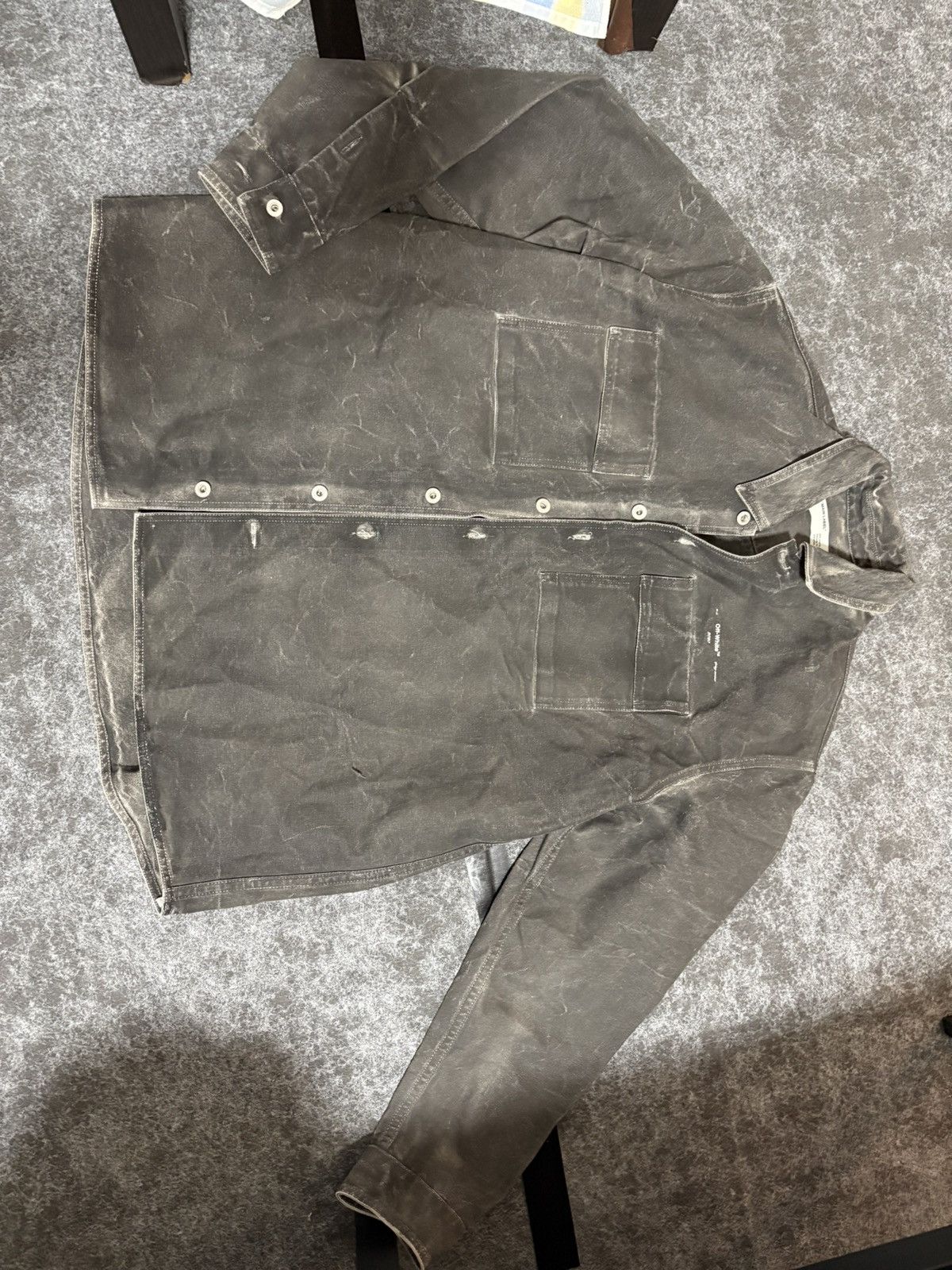 Off-White Off white Jacket, nearly new Size US M / EU 48-50 / 2 - 2 Thumbnail