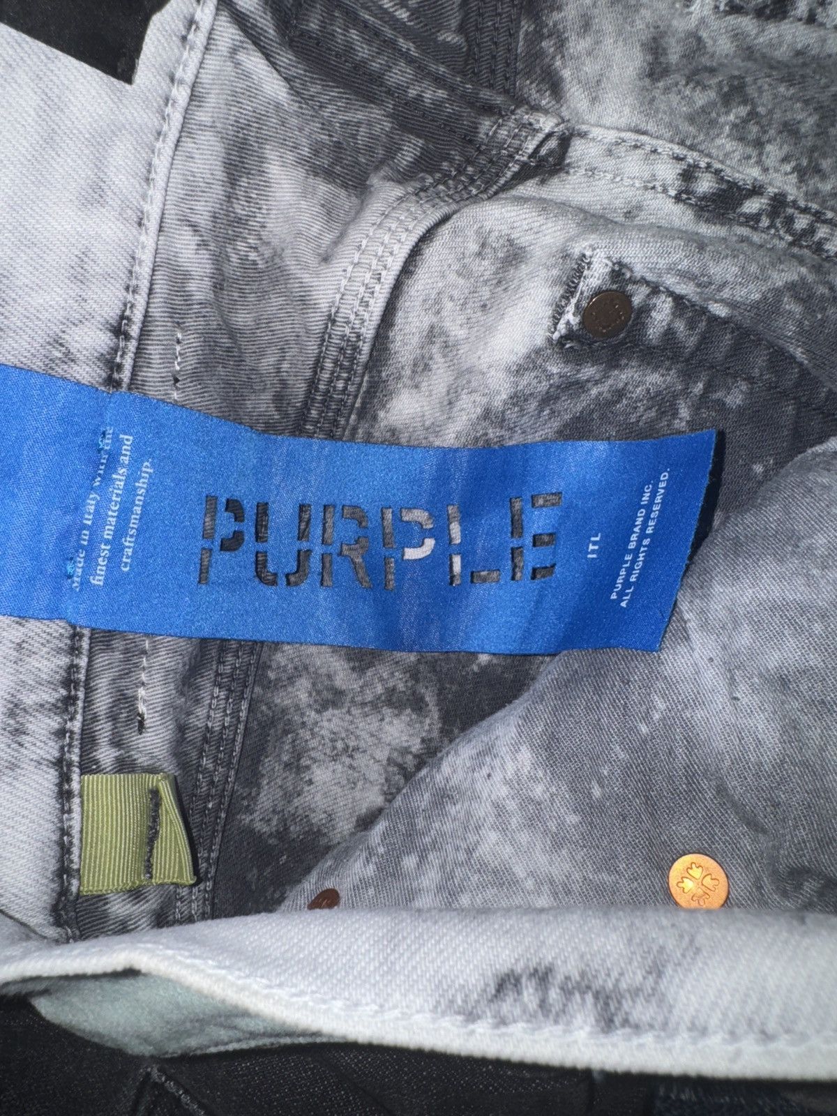 Purple Brand Purple Brand Muted “Acid Camo” Size US 30 / EU 46 - 6 Thumbnail