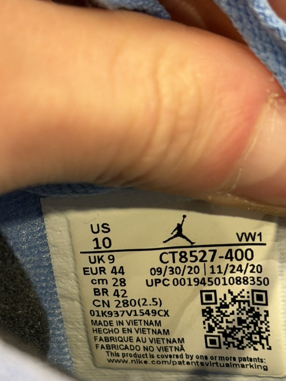 Jordan Brand Jordan 4 Retro - ‘University Blue’ Size US 10 / EU 43 - 7 Thumbnail
