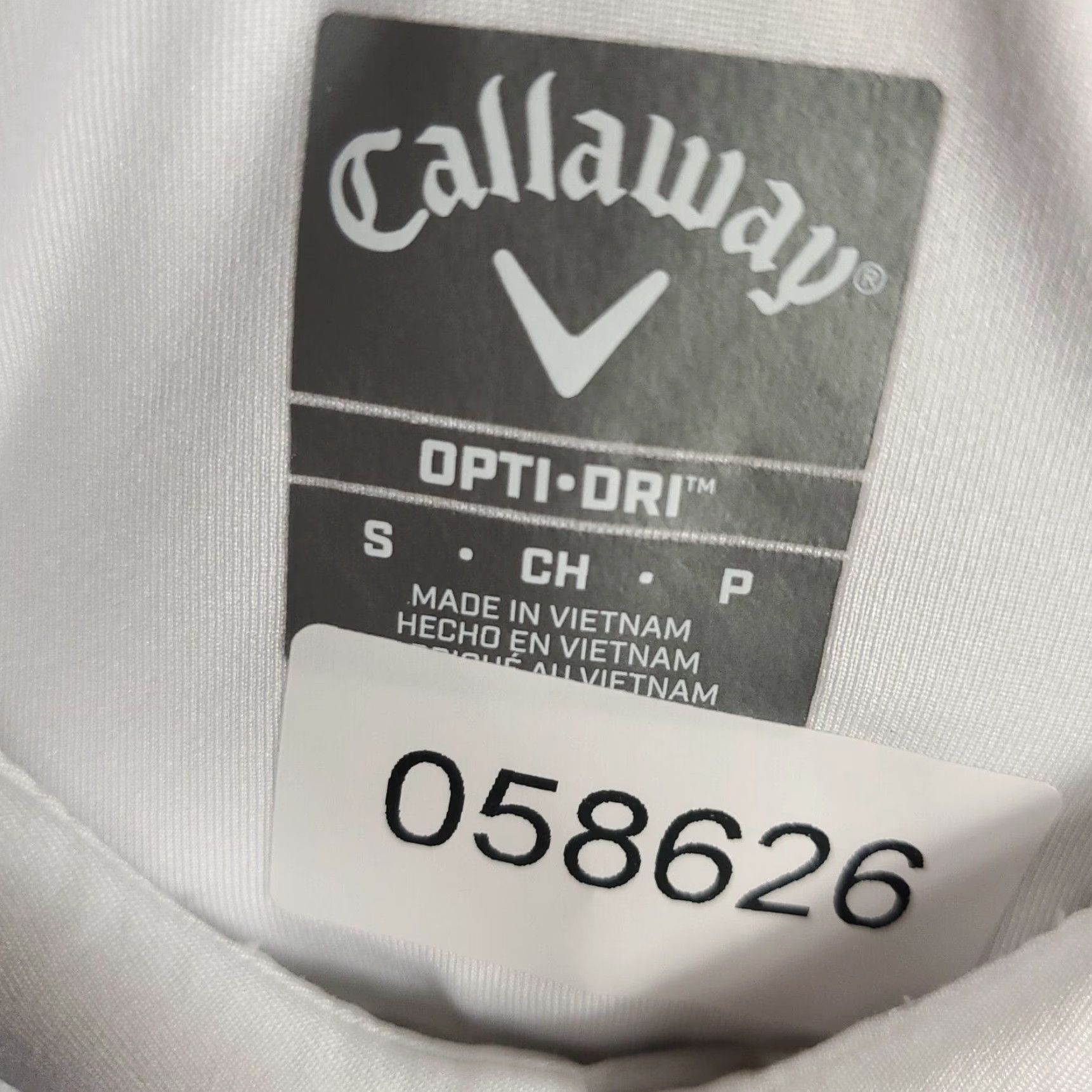 Callaway Callaway Polo Shirt Mens Small White Blue Opti Dri Fit Golf Short Sleeve * Size US S / EU 44-46 / 1 - 8 Thumbnail