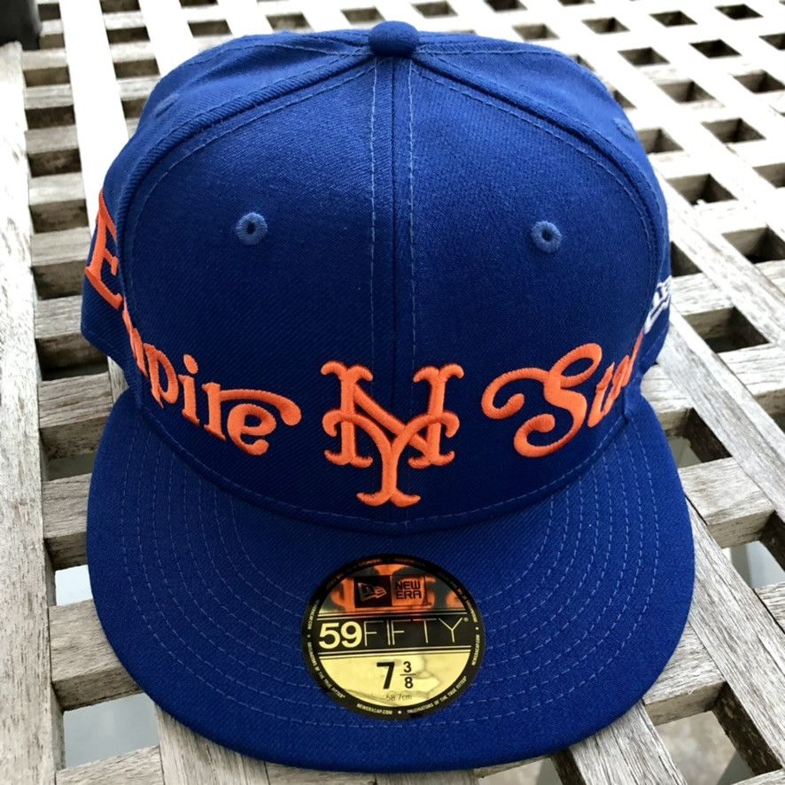 New Era NY Mets Empire State Script Wool Exclusive Fitted Hat 7 3/8 Size ONE SIZE - 1 Thumbnail