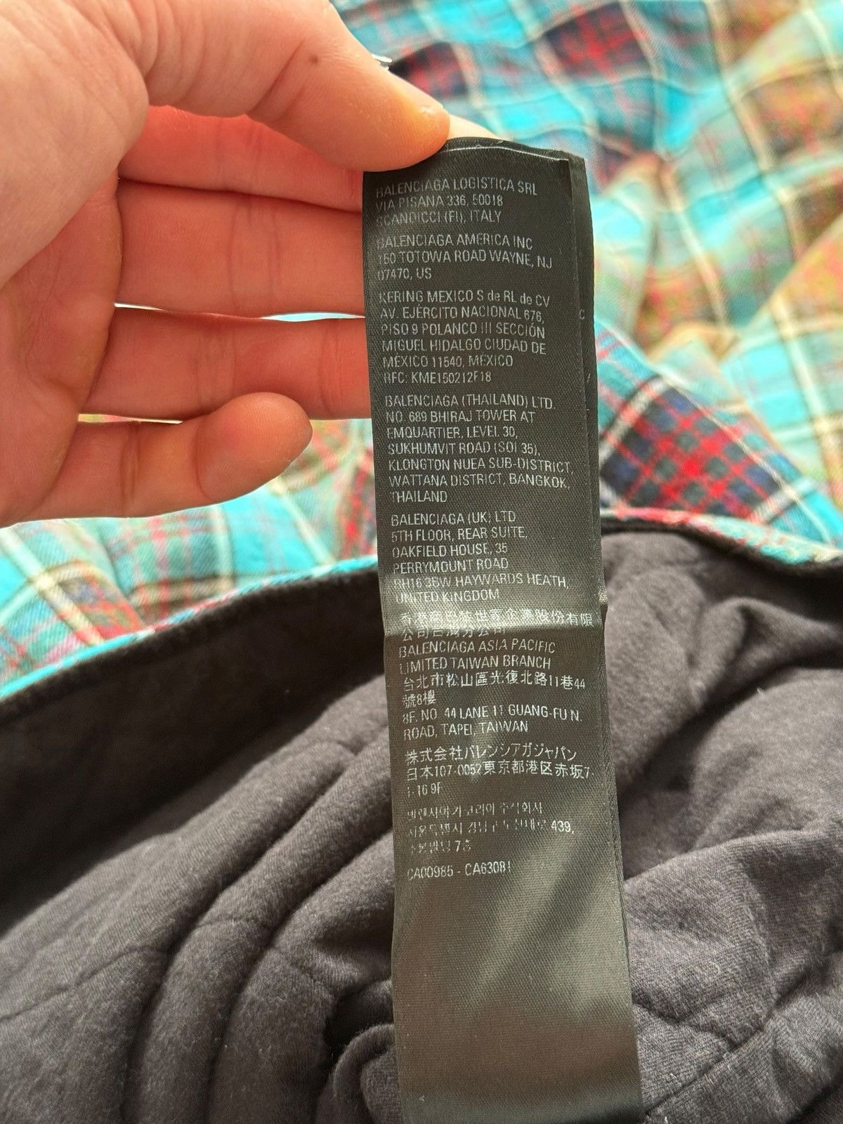 Balenciaga Bleach Oversized Hooded Flannel Blue Size US L / EU 52-54 / 3 - 11 Thumbnail