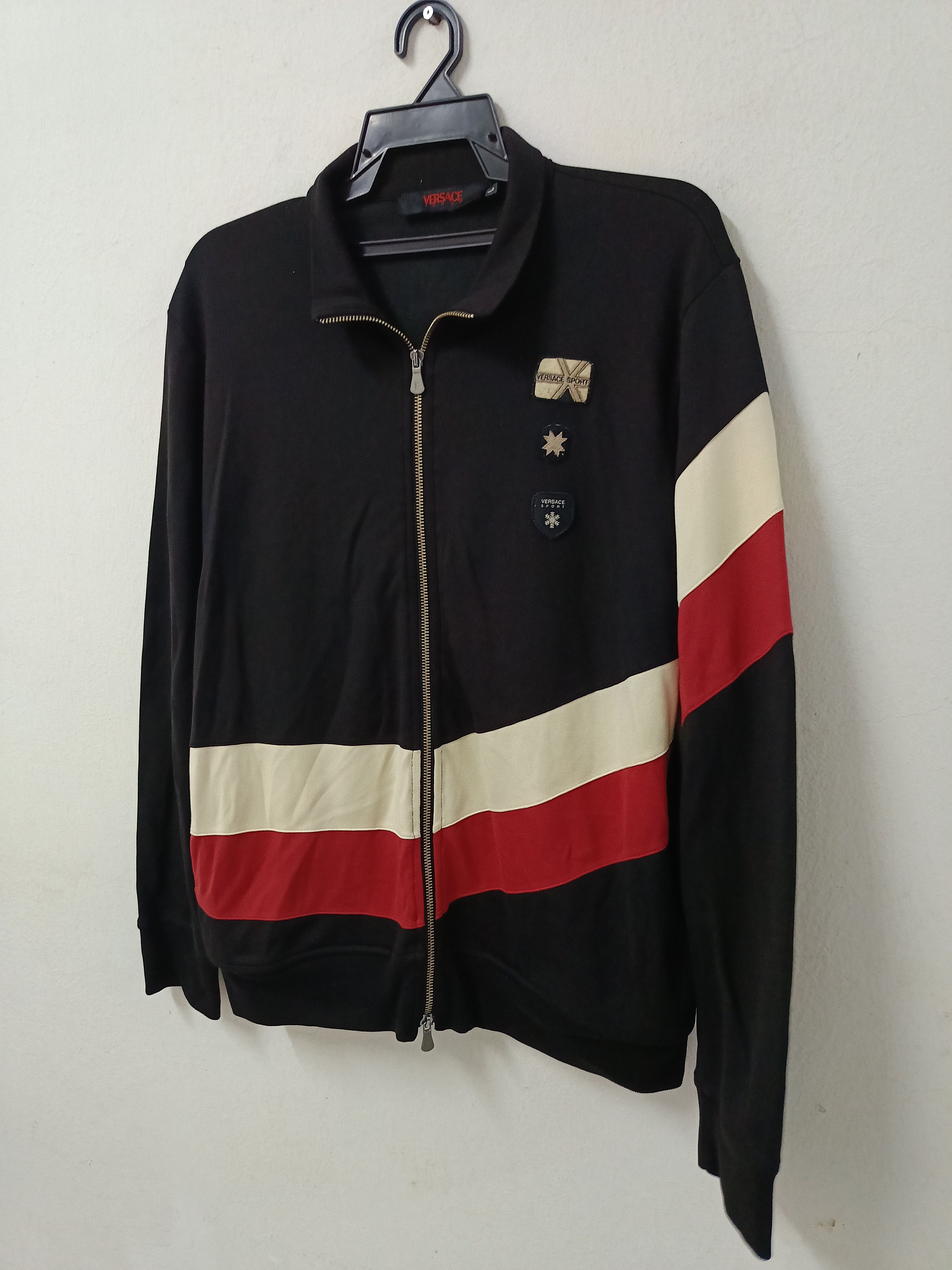 Versace Versace Sport Color block Patent Like Prada Track Jacket Size US M / EU 48-50 / 2 - 1 Thumbnail