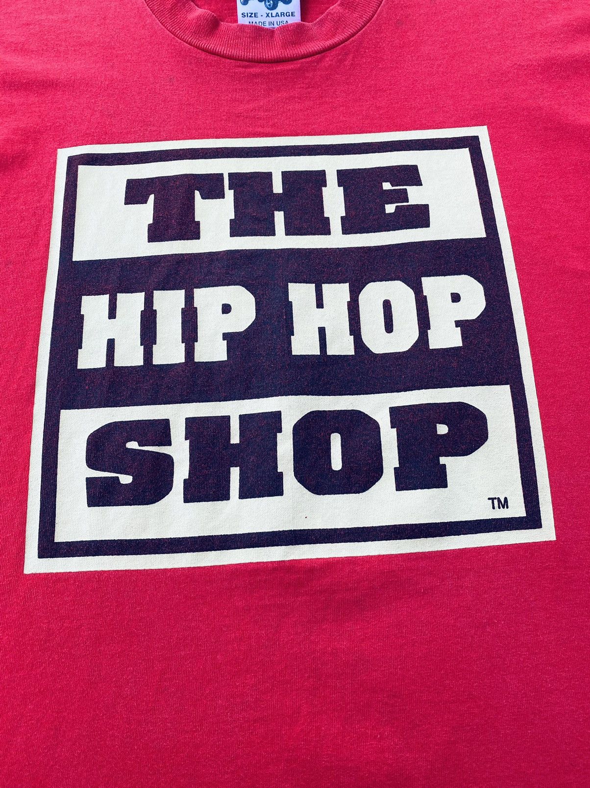 Rap Tees Vintage 90s The Hip Hop Shop Detroit Eminem Tees Size US XL / EU 56 / 4 - 3 Thumbnail