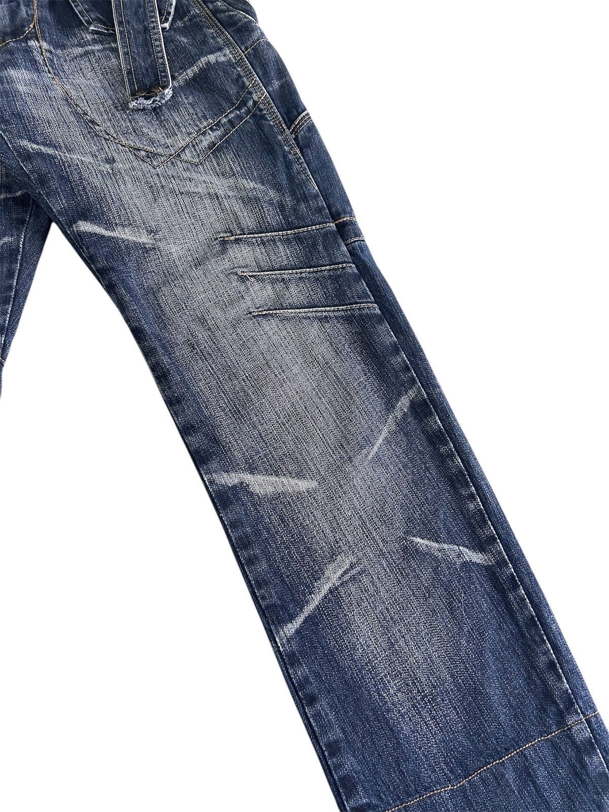 PPFM × Vintage 💥 Vintage Japanese Denim PPFM Mad Punk Jeans Size US 31 - 5 Thumbnail
