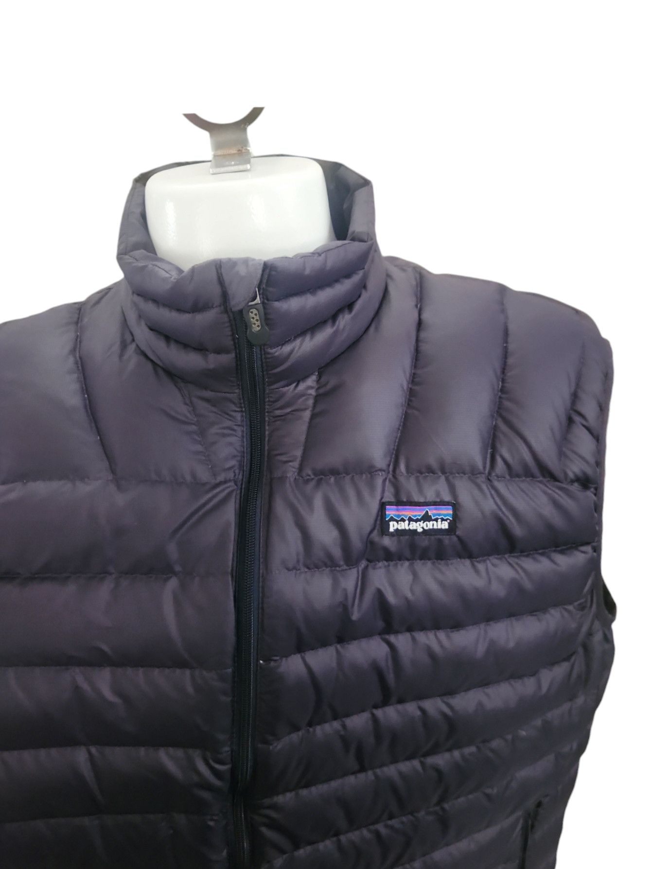Patagonia Patagonia Purple Full Zipped Pockets Goose Down Puffer Vest Size US L / EU 52-54 / 3 - 4 Thumbnail
