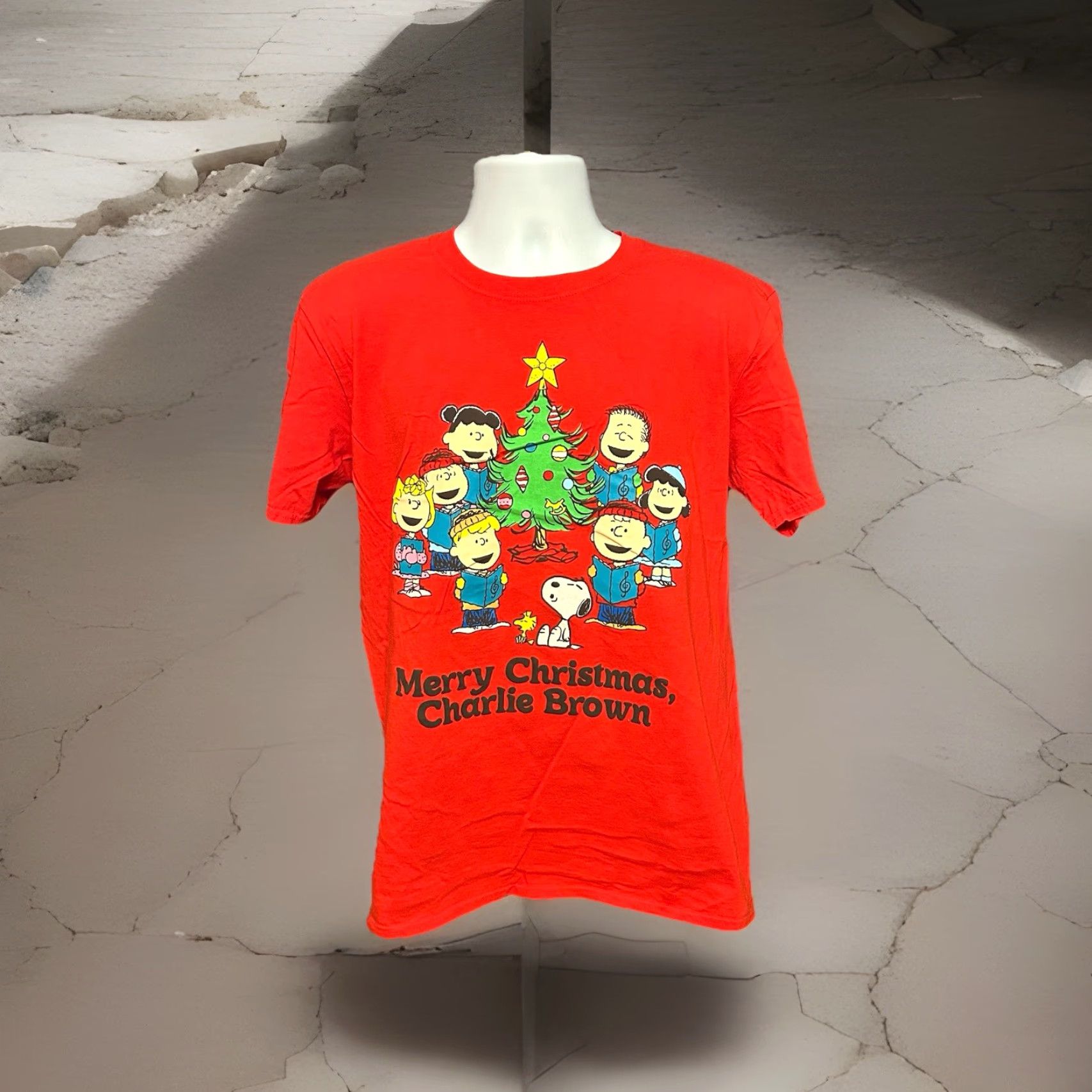 Peanuts Peanuts Christmas Shirt Men Large Red Short Sleeve Snoopy Charlie Brown Fast Shipping Thumbnail Ready Vintage: No Size US L / EU 52-54 / 3 - 7 Thumbnail