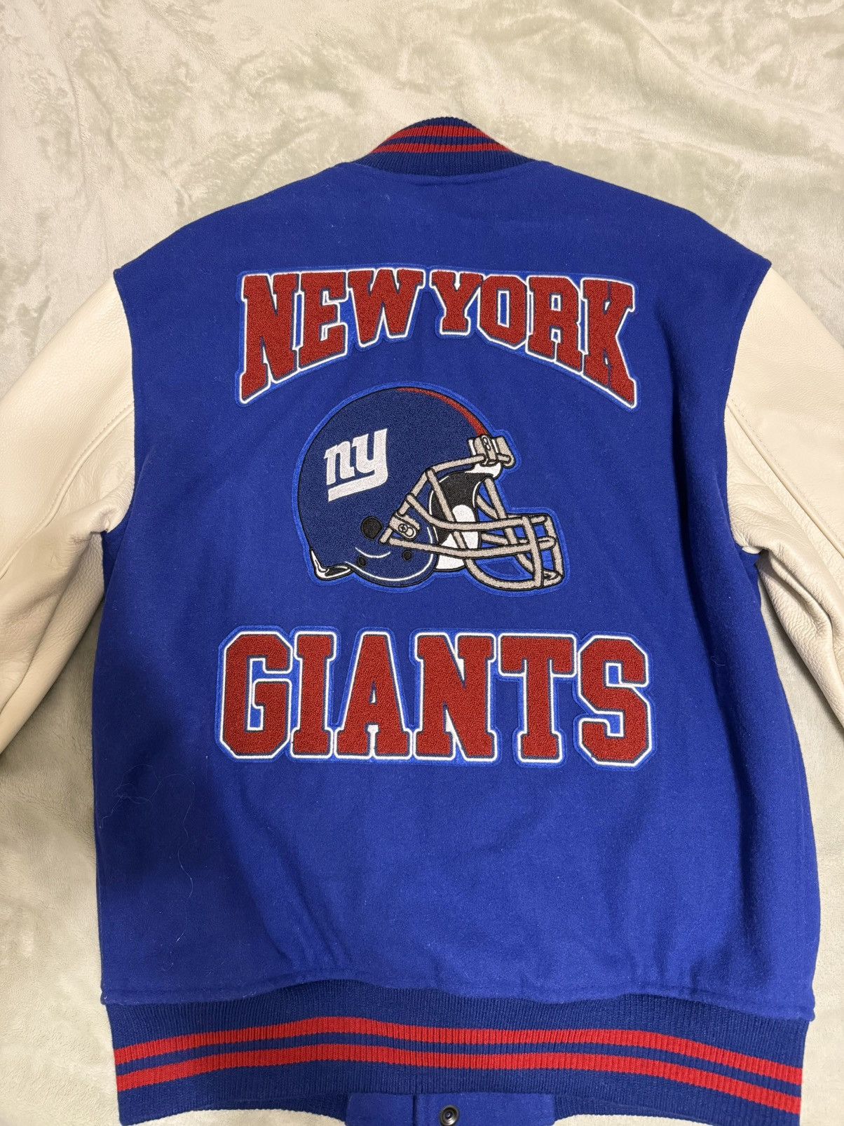 NFL × October's Very Own Ovo X NFL New York Giants Varsity Jacket Size US M / EU 48-50 / 2 - 8 Thumbnail