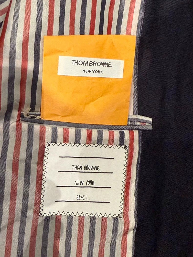 Thom Browne Thom Browne size1 Dark blue gold buttoned suit Size 36R - 4 Thumbnail