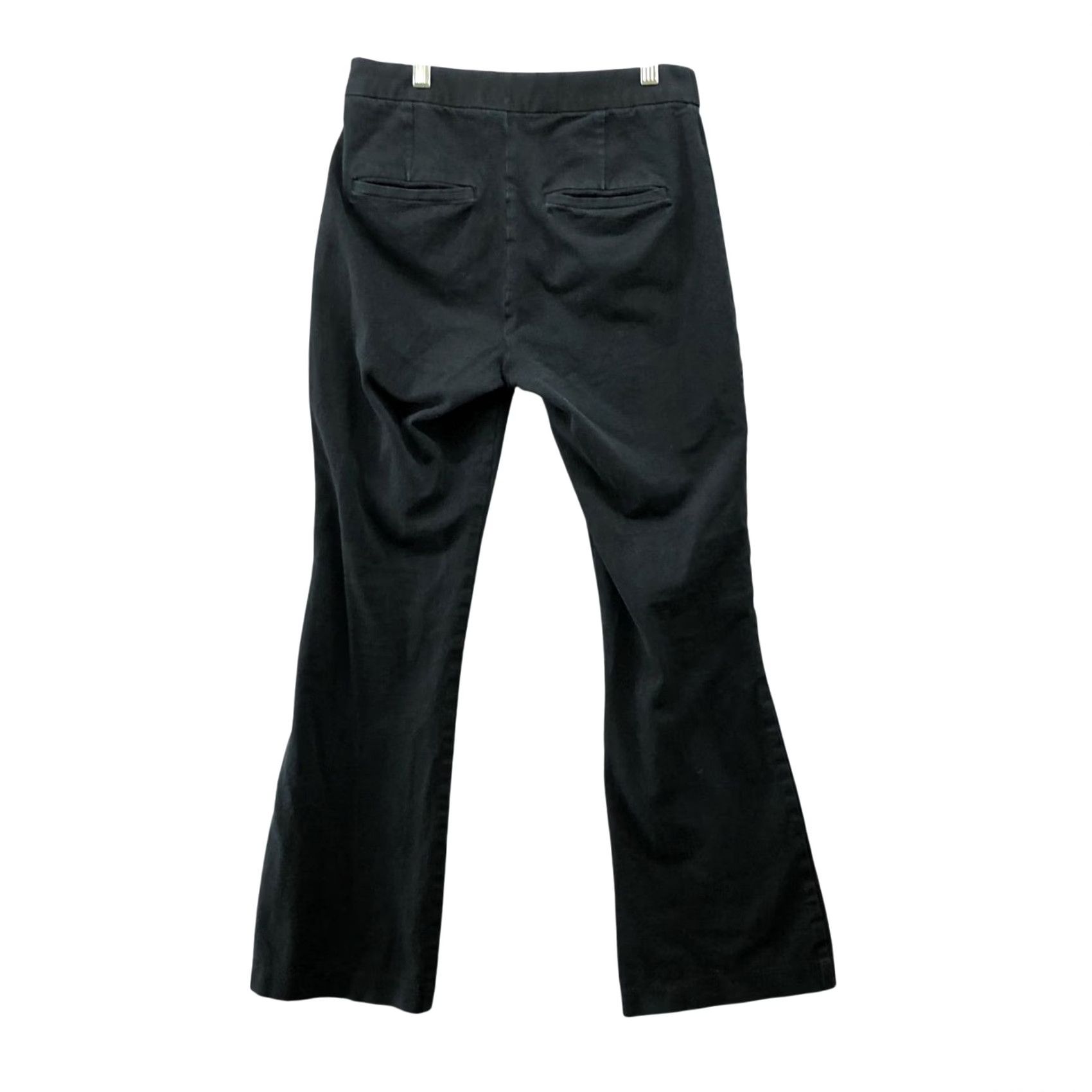 Gap Gap Pants Womens Size 6 Black Flared 29in Inseam Bi-Stretch Rise 10" Seamed Khakis Stretch Denim Slacks Casual Size 28" / US 6 / IT 42 - 2 Thumbnail