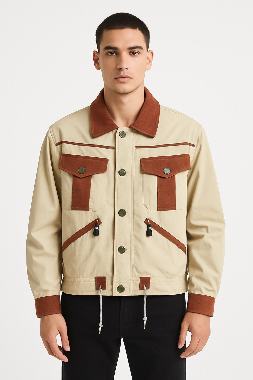 Japanese Brand Vintage Saburoku Meisterschaft Field Jacket | 90s Workwear Size US L / EU 52-54 / 3 - 2 Thumbnail