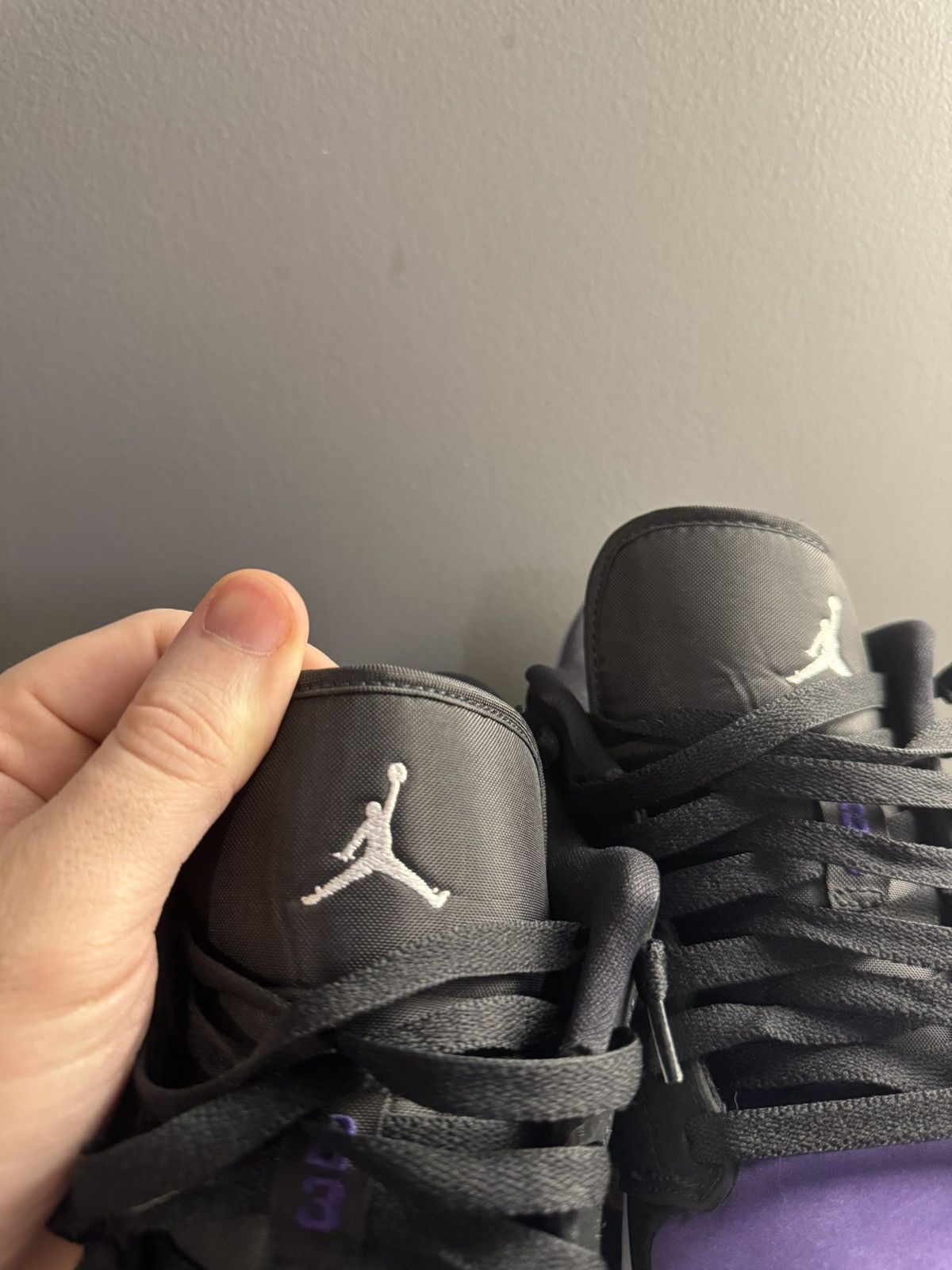 Jordan Brand Air Jordan 1 Low Court Purple Size US 10 / EU 43 - 7 Thumbnail