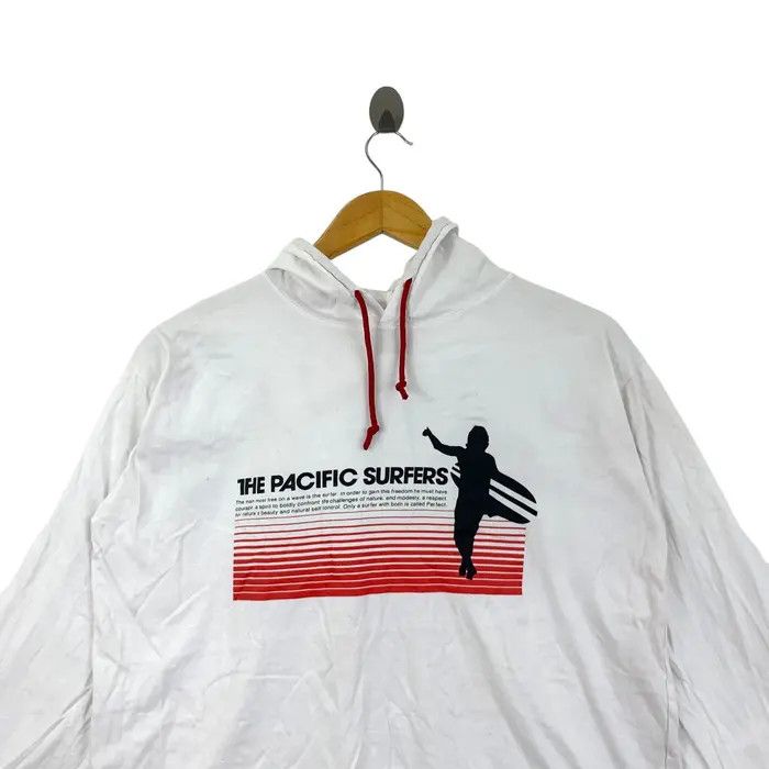 Vintage Vintage LARK THE PACIFIC SURFES Pullover Hoodie Top Beach Size US M / EU 48-50 / 2 - 2 Thumbnail