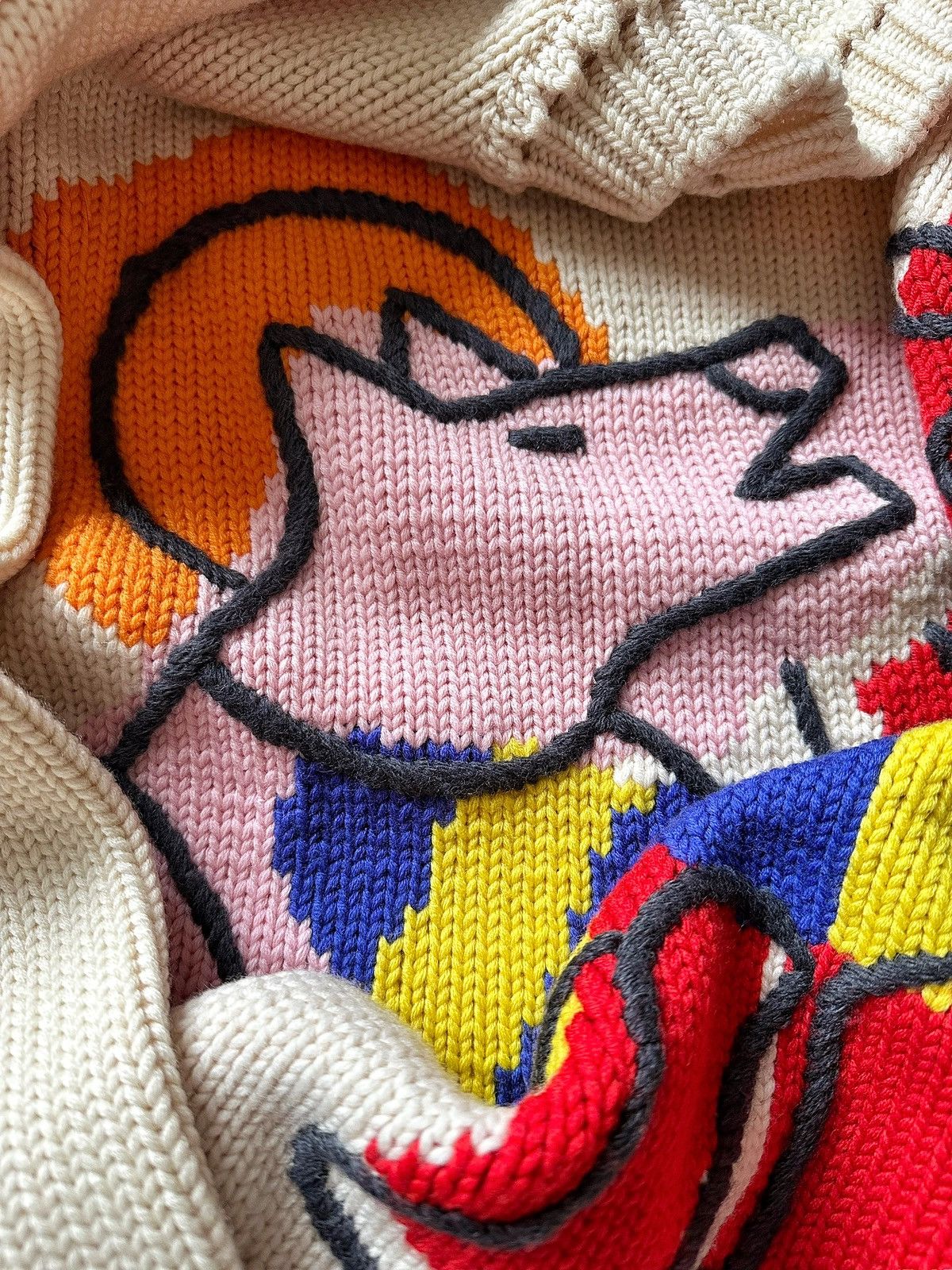 Walter Van Beirendonck 1991 RARE R.I.P. Sado Dog Oversized Knit Size US M / EU 48-50 / 2 - 3 Thumbnail