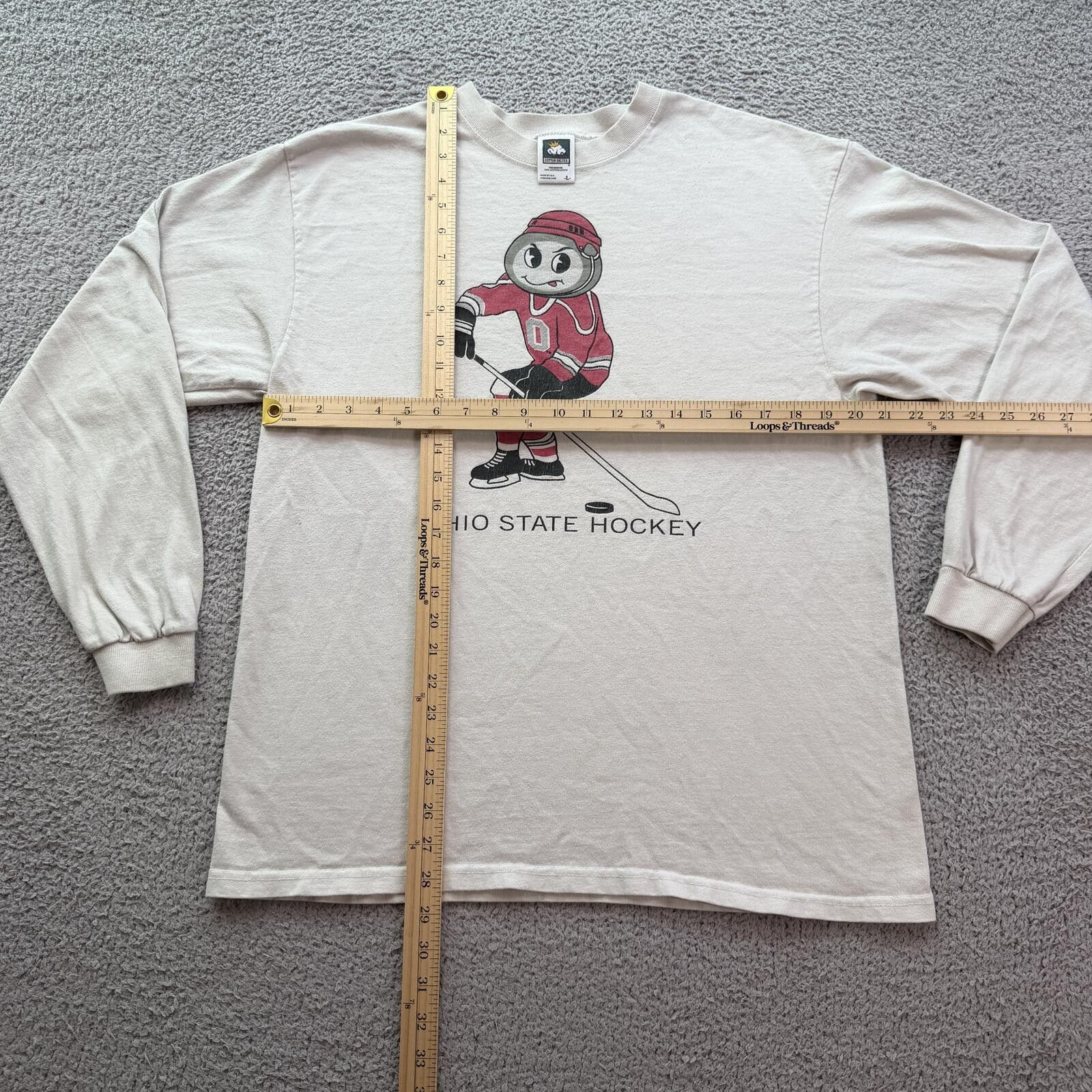 Other Vintage Ohio State Hockey Long Sleeve T Shirt Y2K Mascot L Size US L / EU 52-54 / 3 - 3 Thumbnail