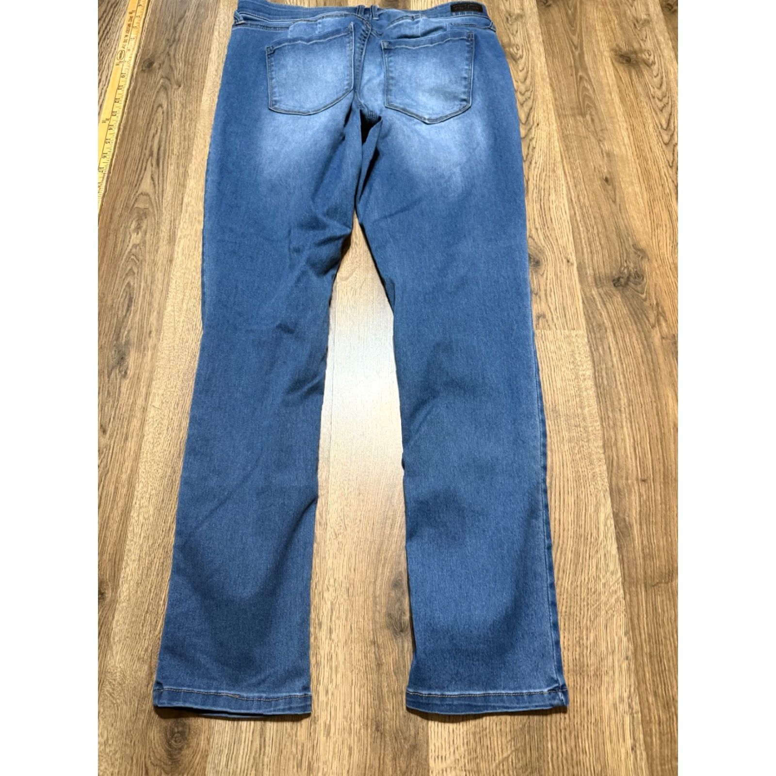 Vintage Soundstyle Jeans Women’s 10 Blue Denim AB Slimmer Skinny Jeans Jeans Soundstyle AB Slimmer 5-Pocket Womens Regular Inseam 28.5 in Size 32" / US 10 / IT 46 - 2 Thumbnail