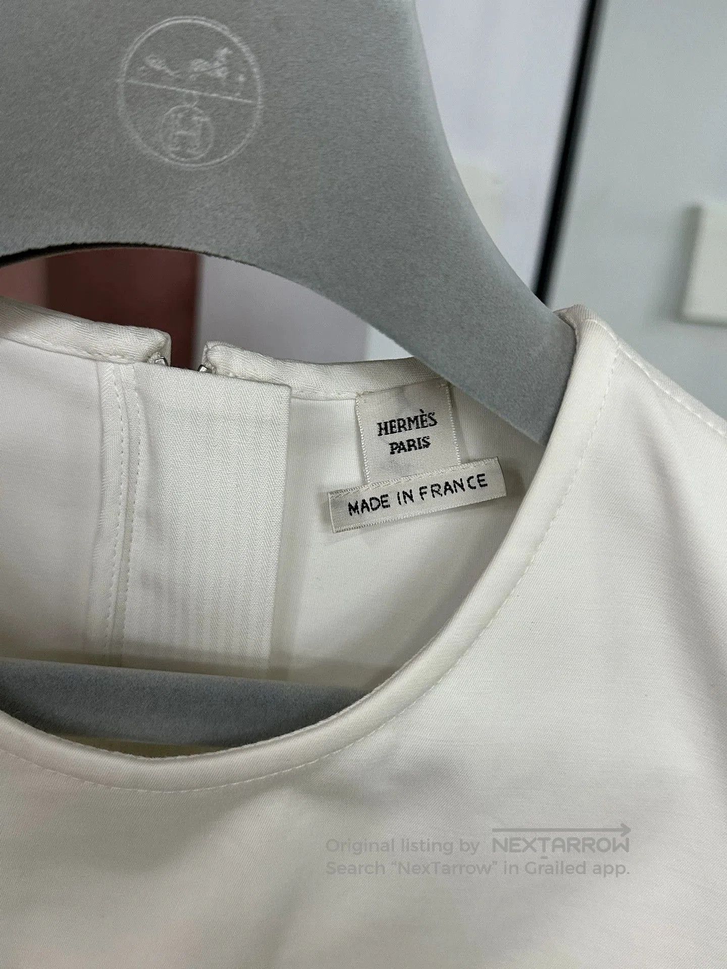 Hermes Hermès Sleeveless White Dress. Size M / US 6-8 / IT 42-44 - 2 Thumbnail