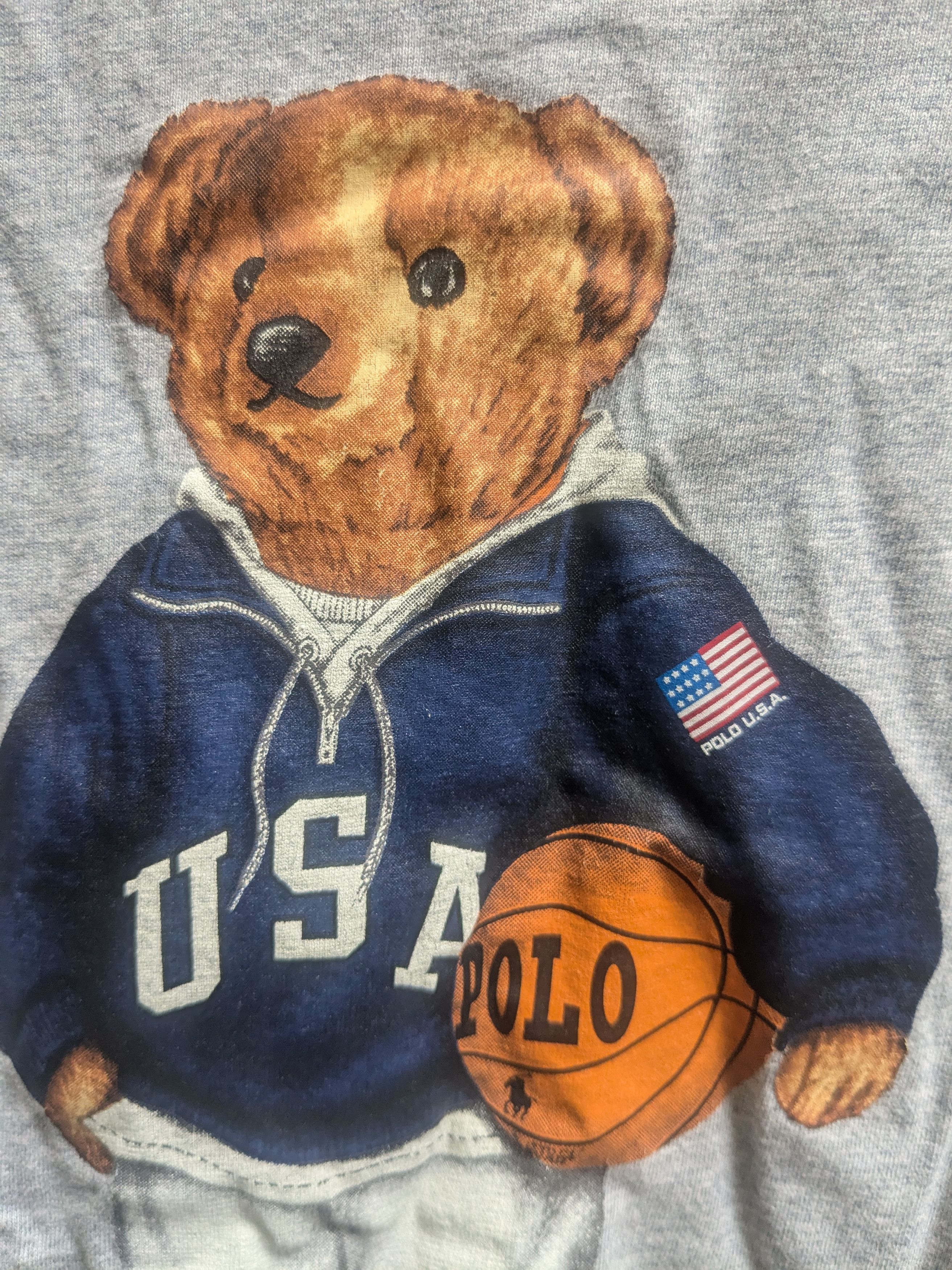 Polo Ralph Lauren polo Ralph Lauren polo bear vintage tshirt authentic Size US M / EU 48-50 / 2 - 3 Thumbnail