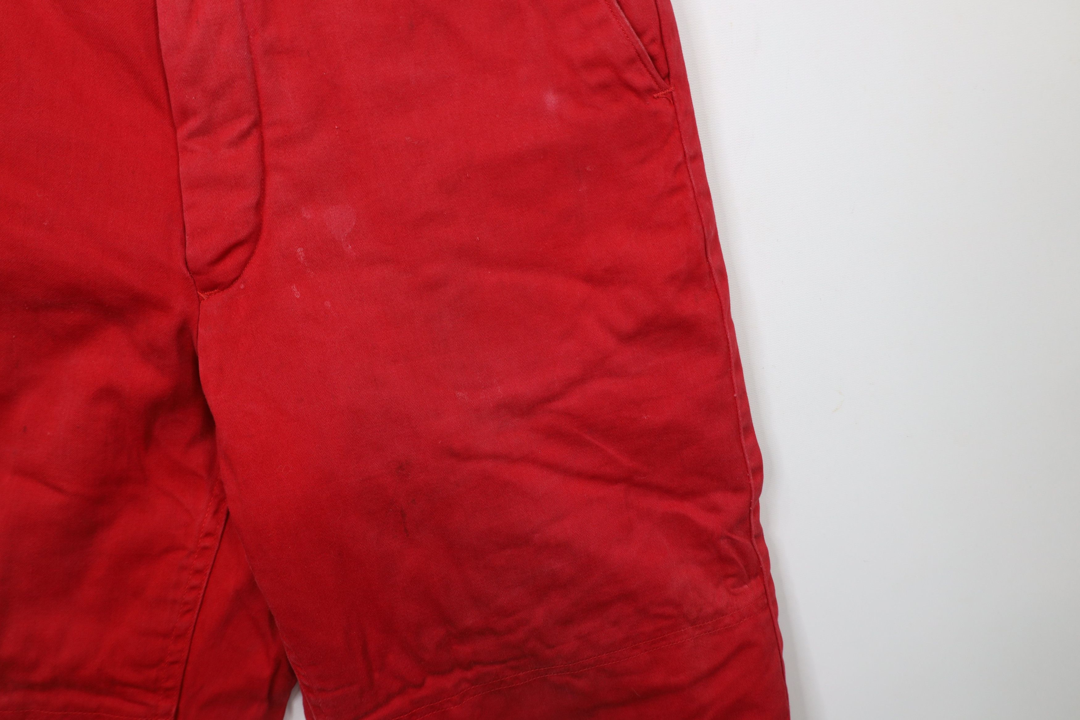 Vintage Vintage 50s 60s Heavyweight Quilted Joggers Pants Red USA Size US 28 / EU 44 - 7 Thumbnail