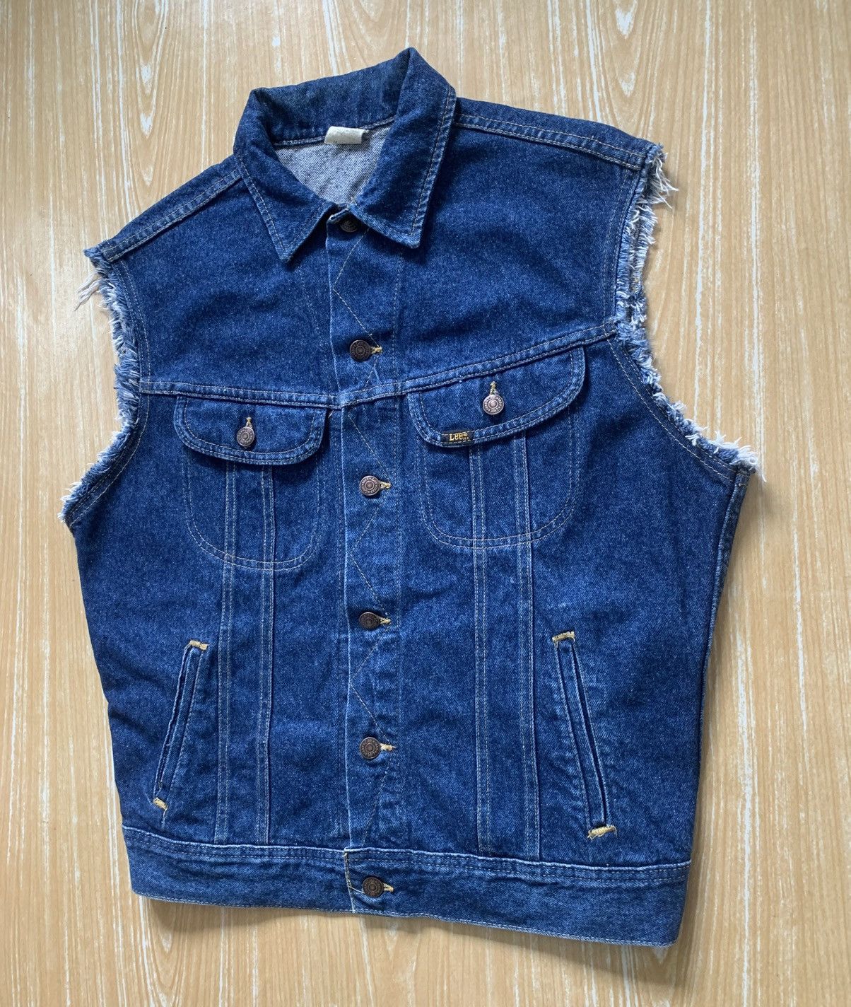 Lee Rare Vintage Lee Jacket Sleeveless Made In USA Size US M / EU 48-50 / 2 - 5 Thumbnail