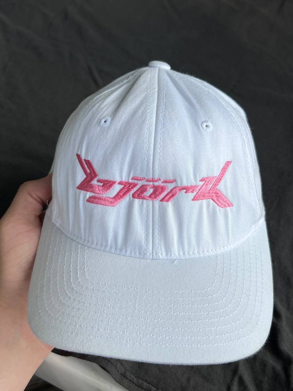 Band Tees 00s Vintage Bjork cap hat Snapback embroidered logo yupoong Size ONE SIZE - 3 Thumbnail