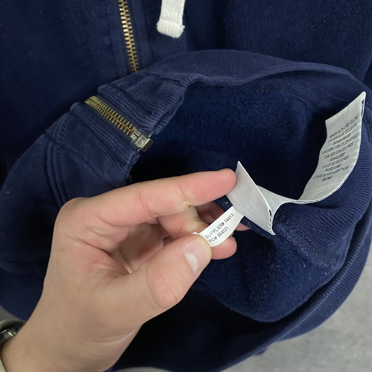 Polo Ralph Lauren Men’s Vintage Polo Ralph Lauren Zip Hoodie y2k streetwear Size US L / EU 52-54 / 3 - 10 Thumbnail