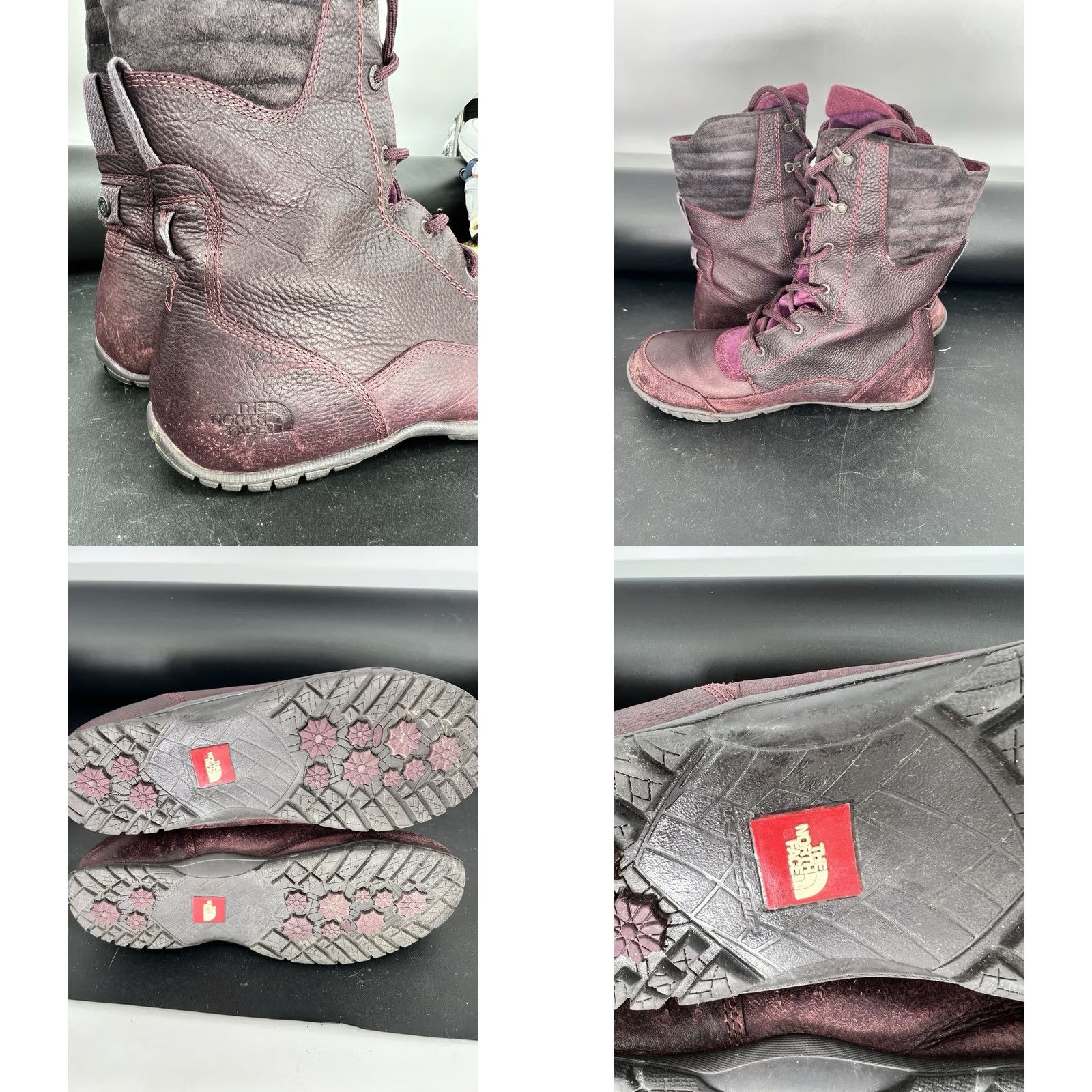 The North Face VINTAGE The North Face Purna Luxe Waterproof Boots Women’s 11 Purple Round Toe Lace Up Mid-Calf Waterproof Boots Women Mens Size US 11 / IT 41 - 8 Thumbnail