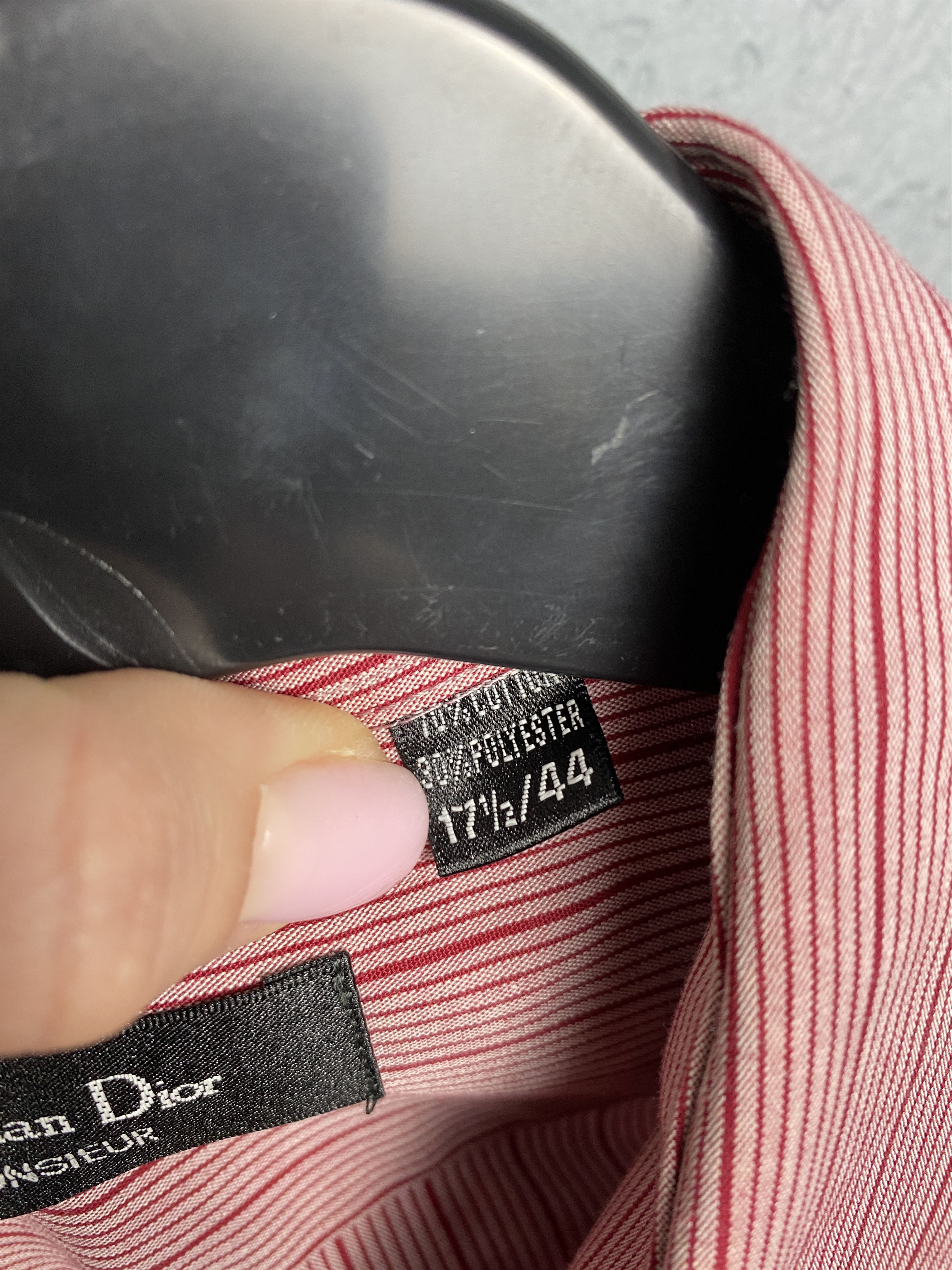 Christian Dior Monsieur Christian Dior Cotton Long Sleeve Shirt Size US XL / EU 56 / 4 - 5 Thumbnail