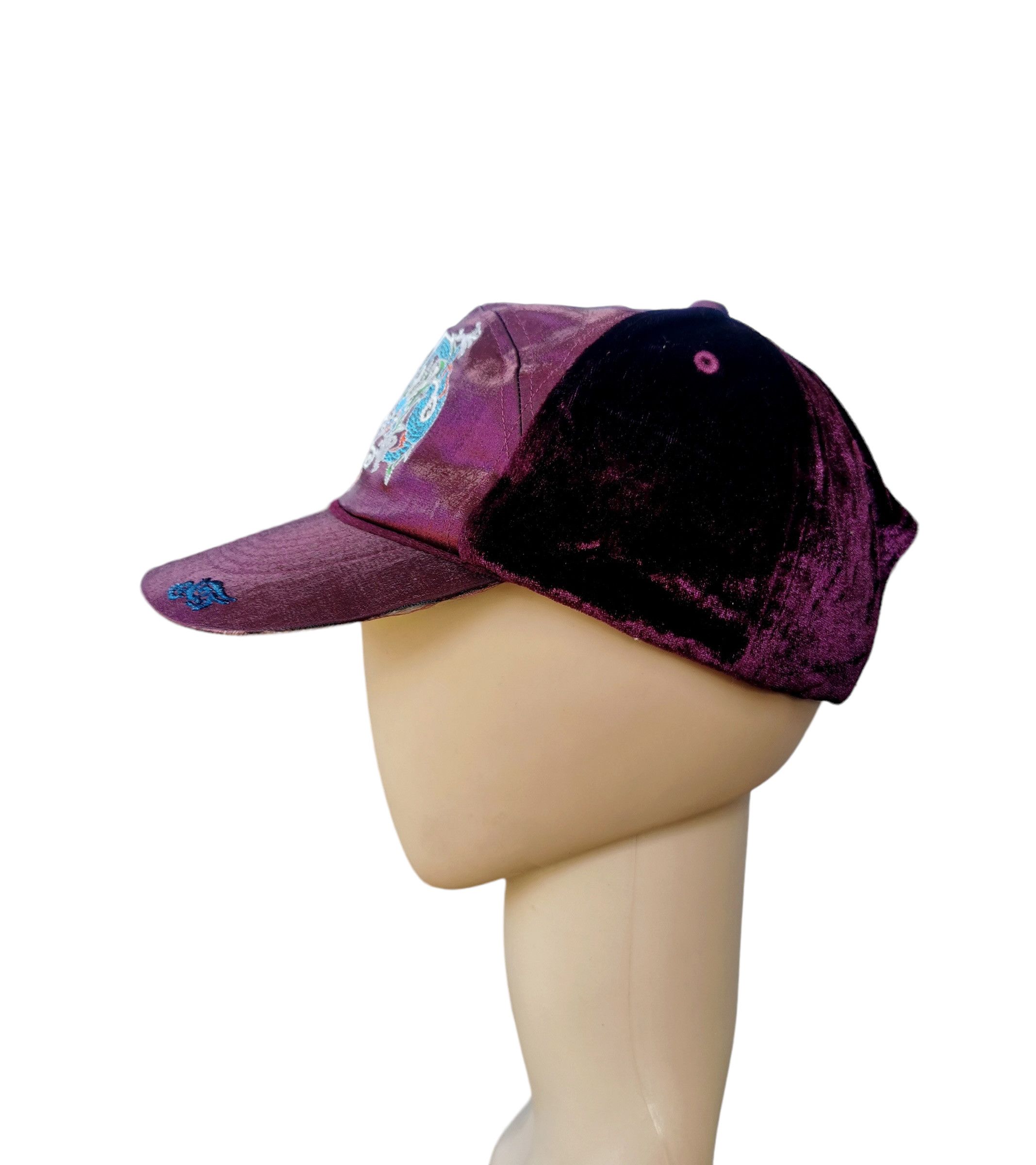 Japanese Brand Hayashi Style Dragon Embroidery Velvet Trucker Cap Size ONE SIZE - 7 Thumbnail