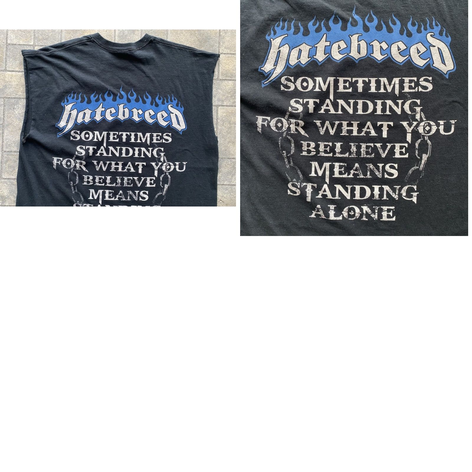 Gildan Hatebreed Honor Never Dies Cut Off Sleeveless T Shirt Black Gildan Men’s XL Band Mens Size US XL / EU 56 / 4 - 9 Thumbnail