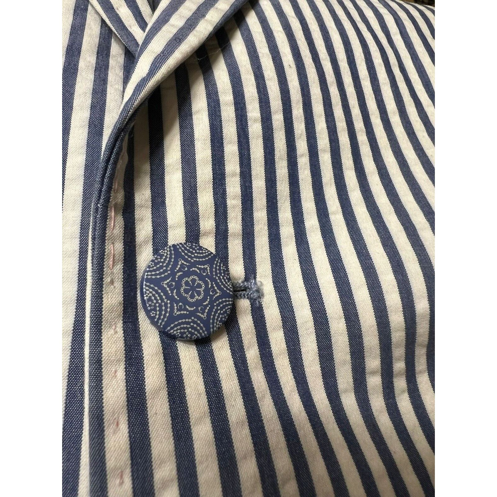 Robert Graham Robert Graham Sports Coat Blazer 44 R Cotton Size 44R - 8 Thumbnail