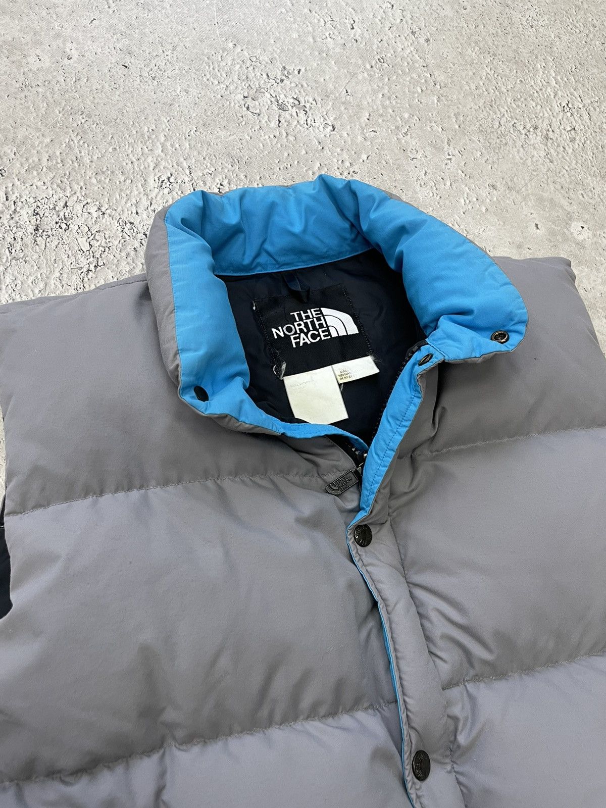 The North Face × Vintage Vintage 90s TNF Vest Nuptse 700 gray Size US M / EU 48-50 / 2 - 8 Thumbnail