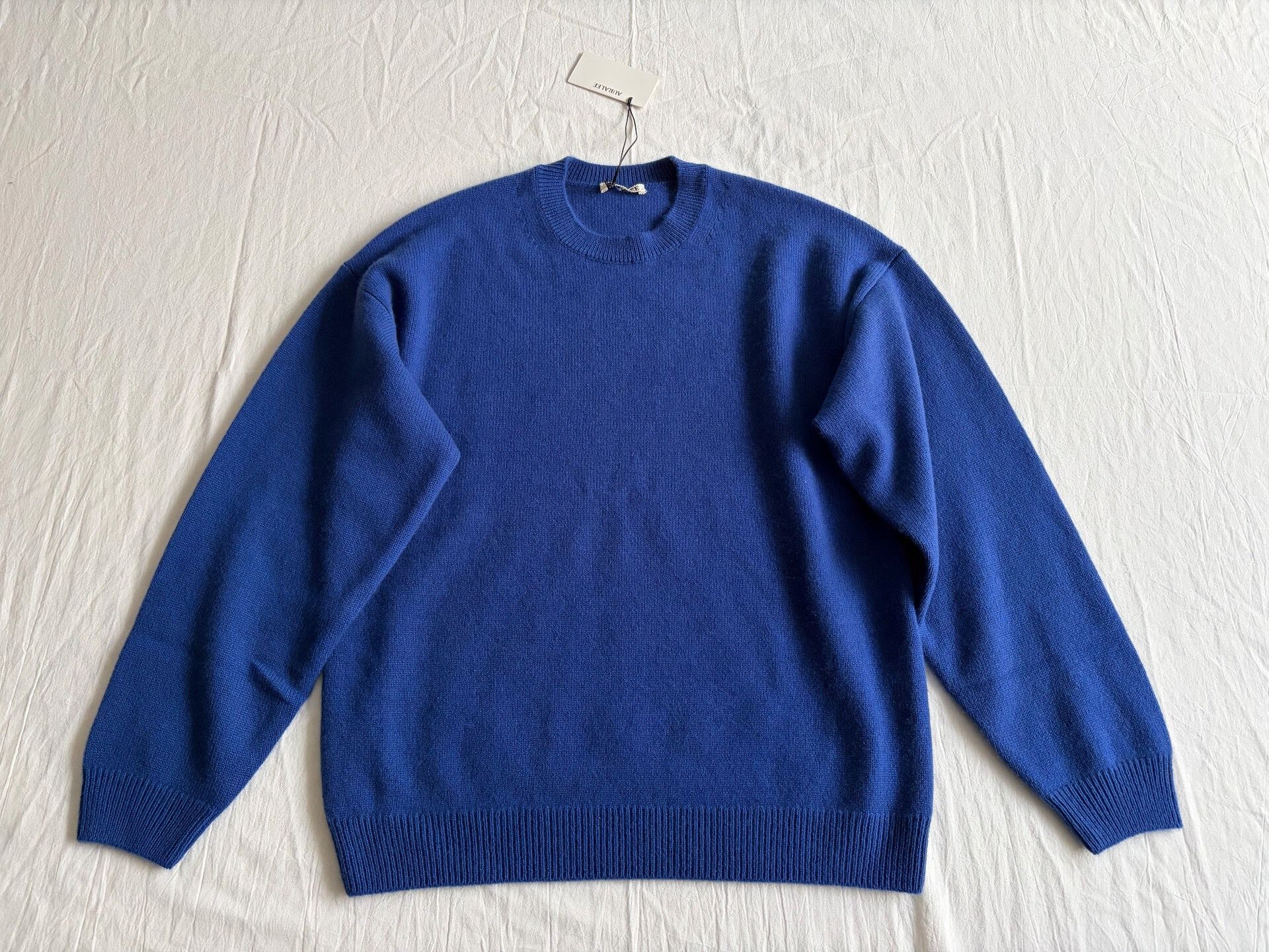 Auralee AURAELEE Cashmere Sweater in Blue Size US M / EU 48-50 / 2 - 1 Thumbnail