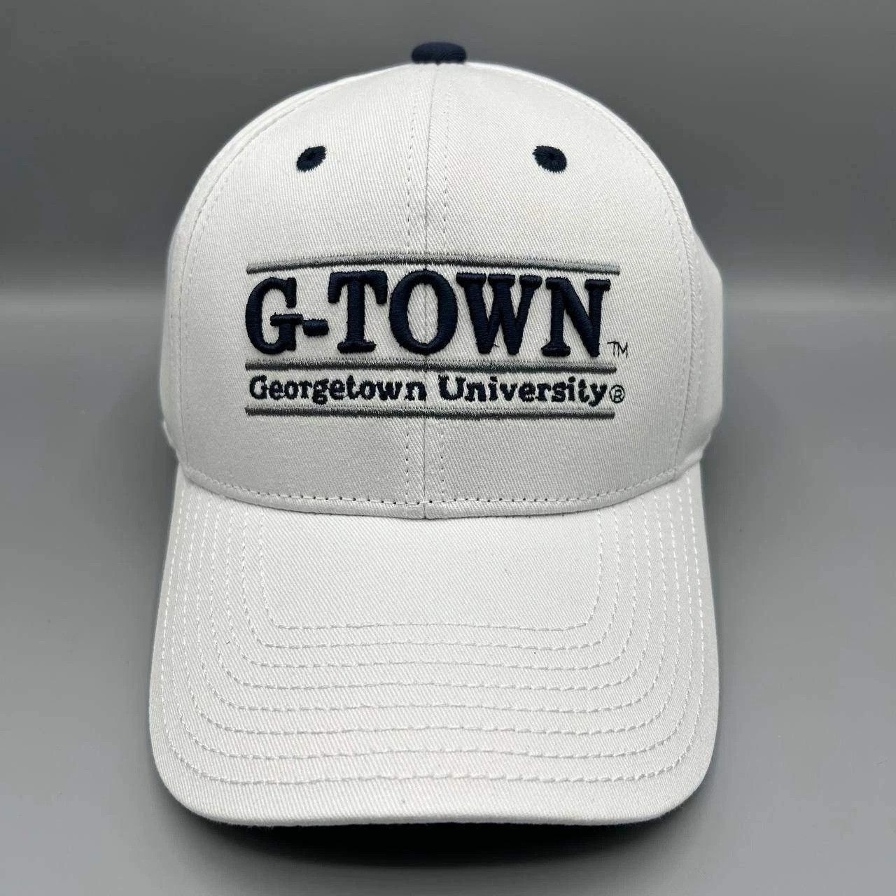 The Game Vintage Hoyas Georgetown University Hat Men NCAA Snap Back Size ONE SIZE - 1 Thumbnail