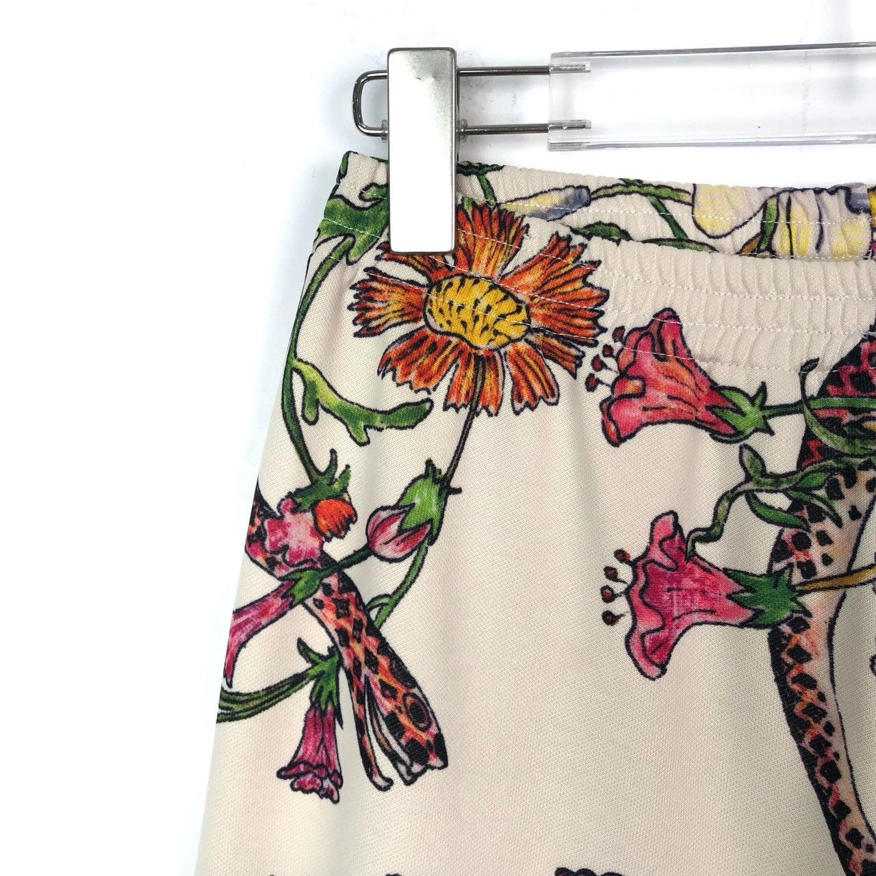 Gucci Gucci Floral Print White Elasticated Culotte Pants Size 34" / US 12 / IT 48 - 3 Thumbnail