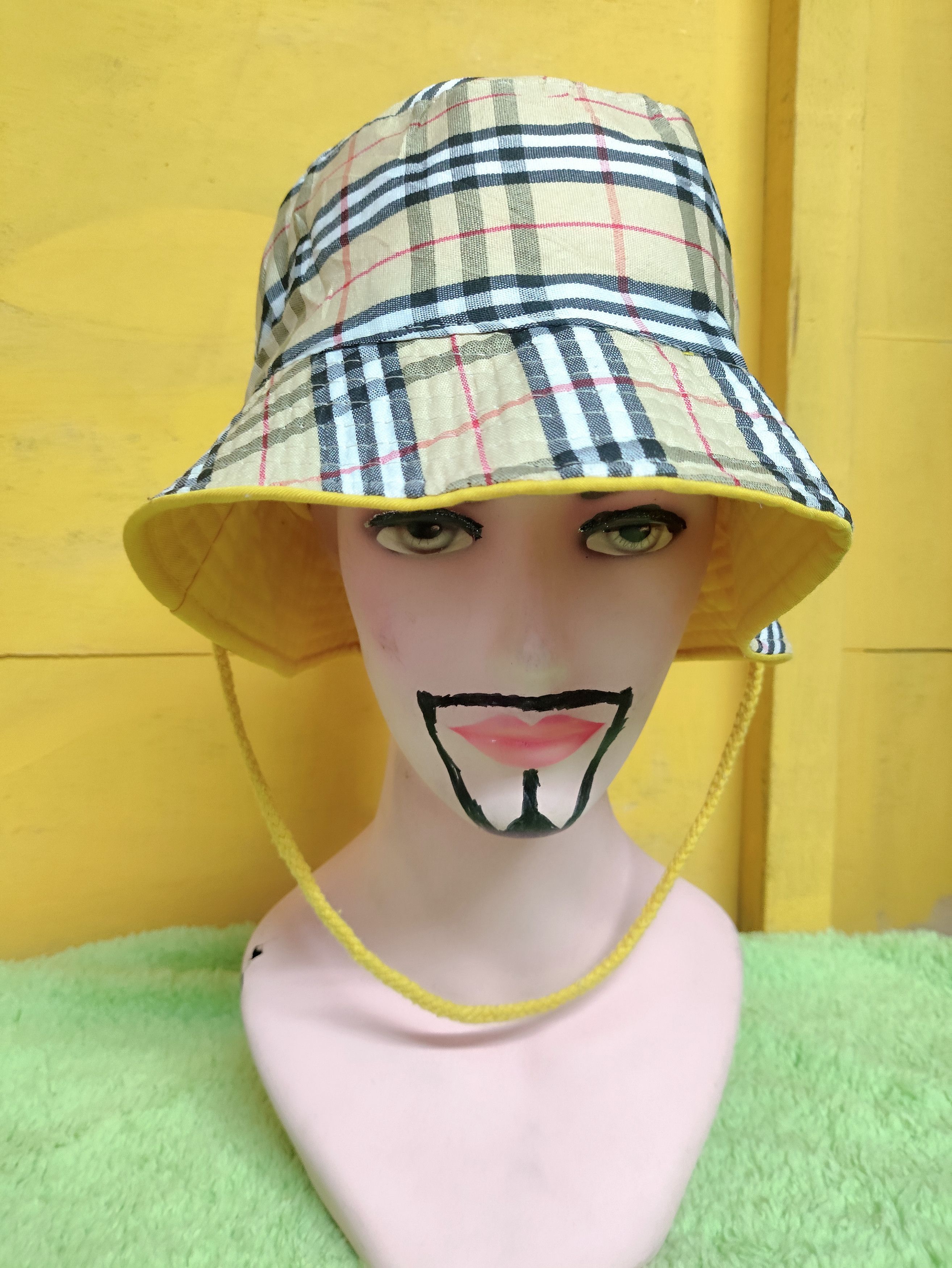 Designer Custom Made Like Burberri Design Hat Cap Streetwear Size ONE SIZE - 1 Thumbnail