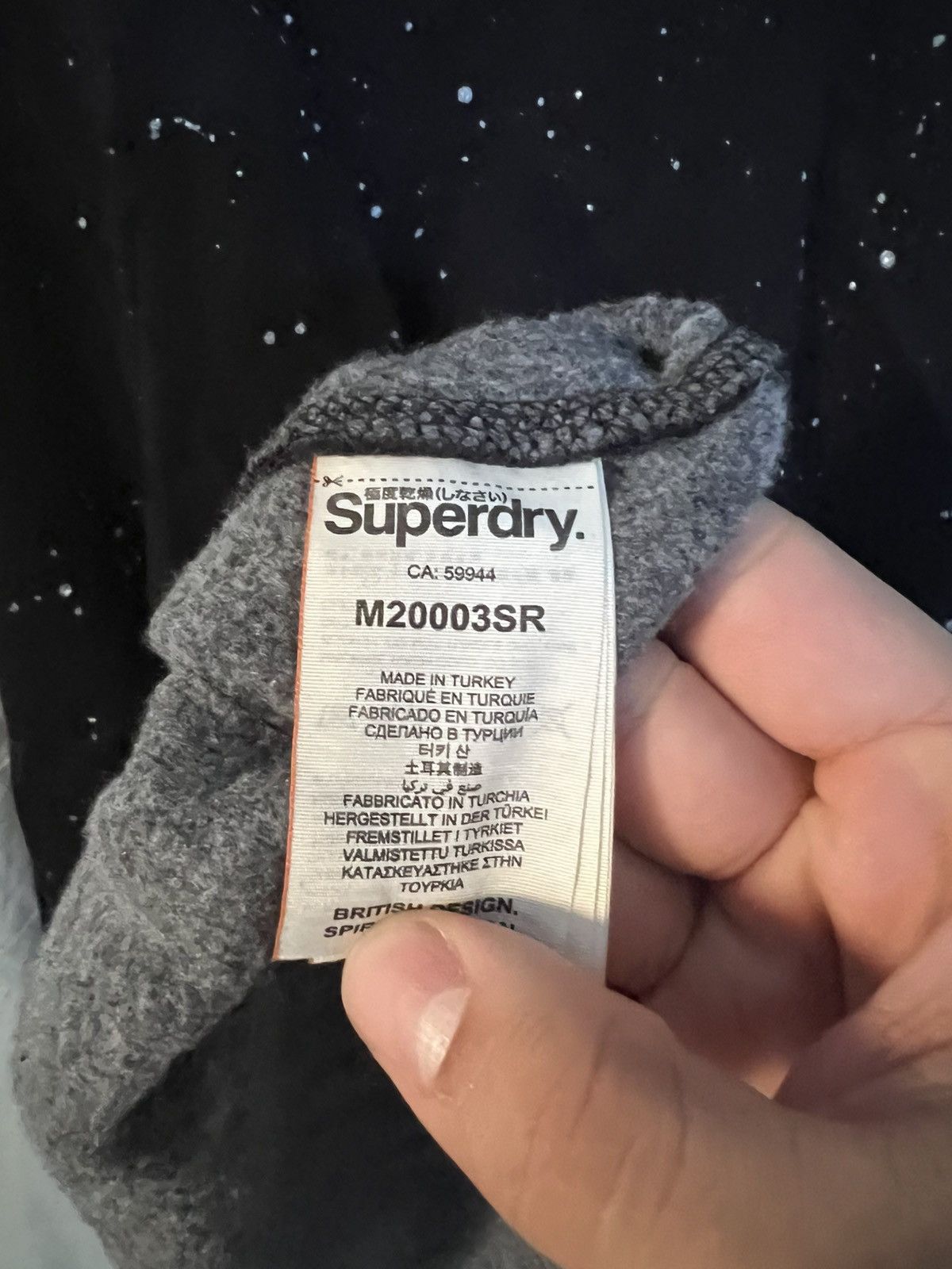 Superdry Superdry World Wide Ticket Type Hoodie Size US L / EU 52-54 / 3 - 12 Thumbnail