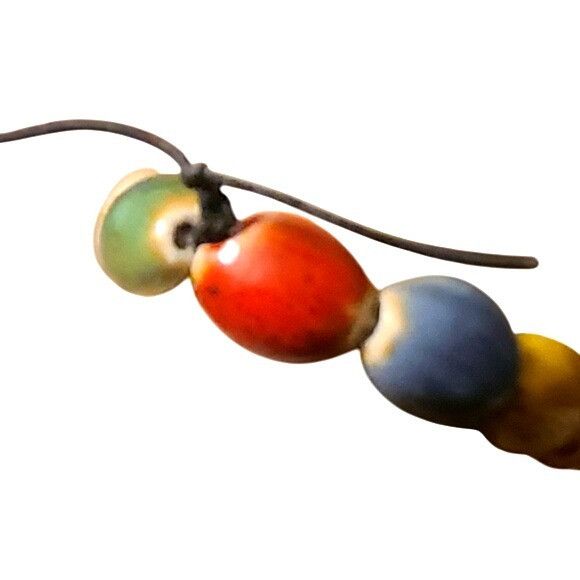 Other Multicolor Ceramic Beaded Bracelet On Adjustable Cord For Wo Size ONE SIZE - 3 Thumbnail