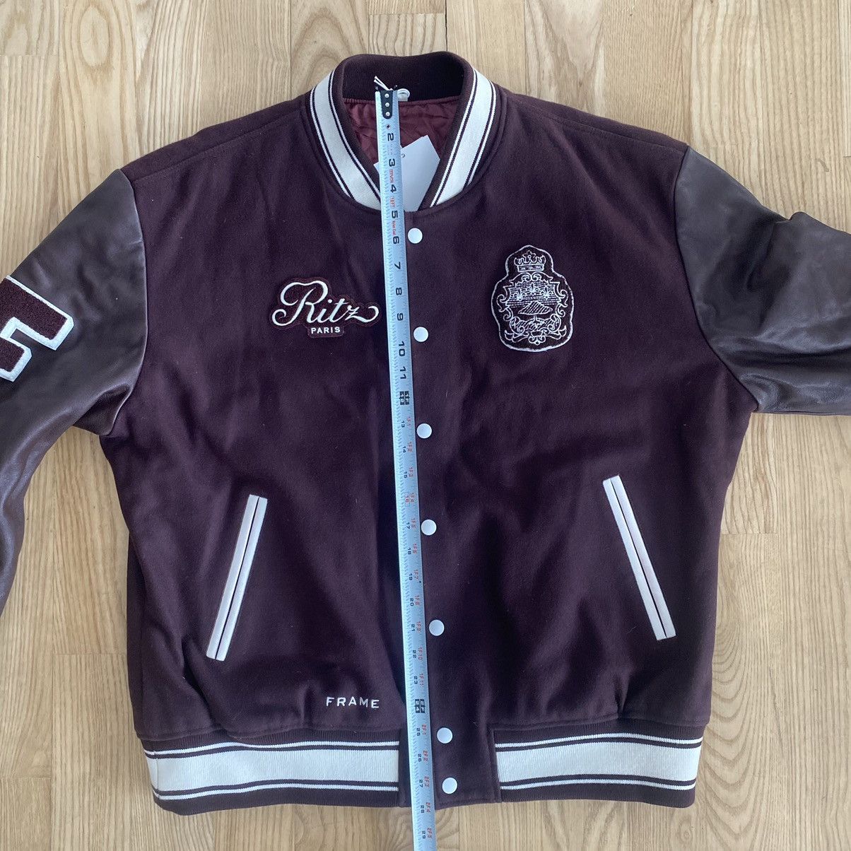 Frame Ritz Carlton Paris Frame Varsity Bomber Jacket Coat Size US XL / EU 56 / 4 - 9 Thumbnail